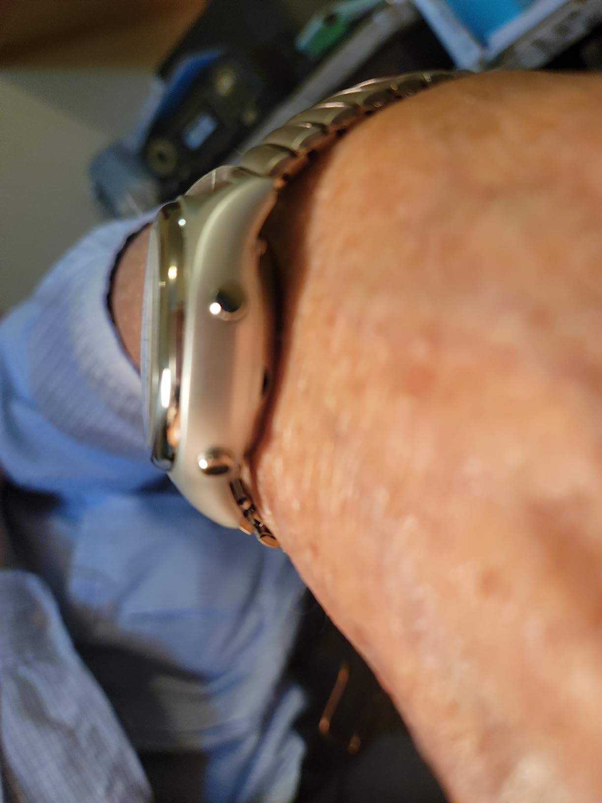 Talking Watch with Large Numbers and Expandable Strap, self-Setting for Visually impaired, Blind or Elder People customer photo 2