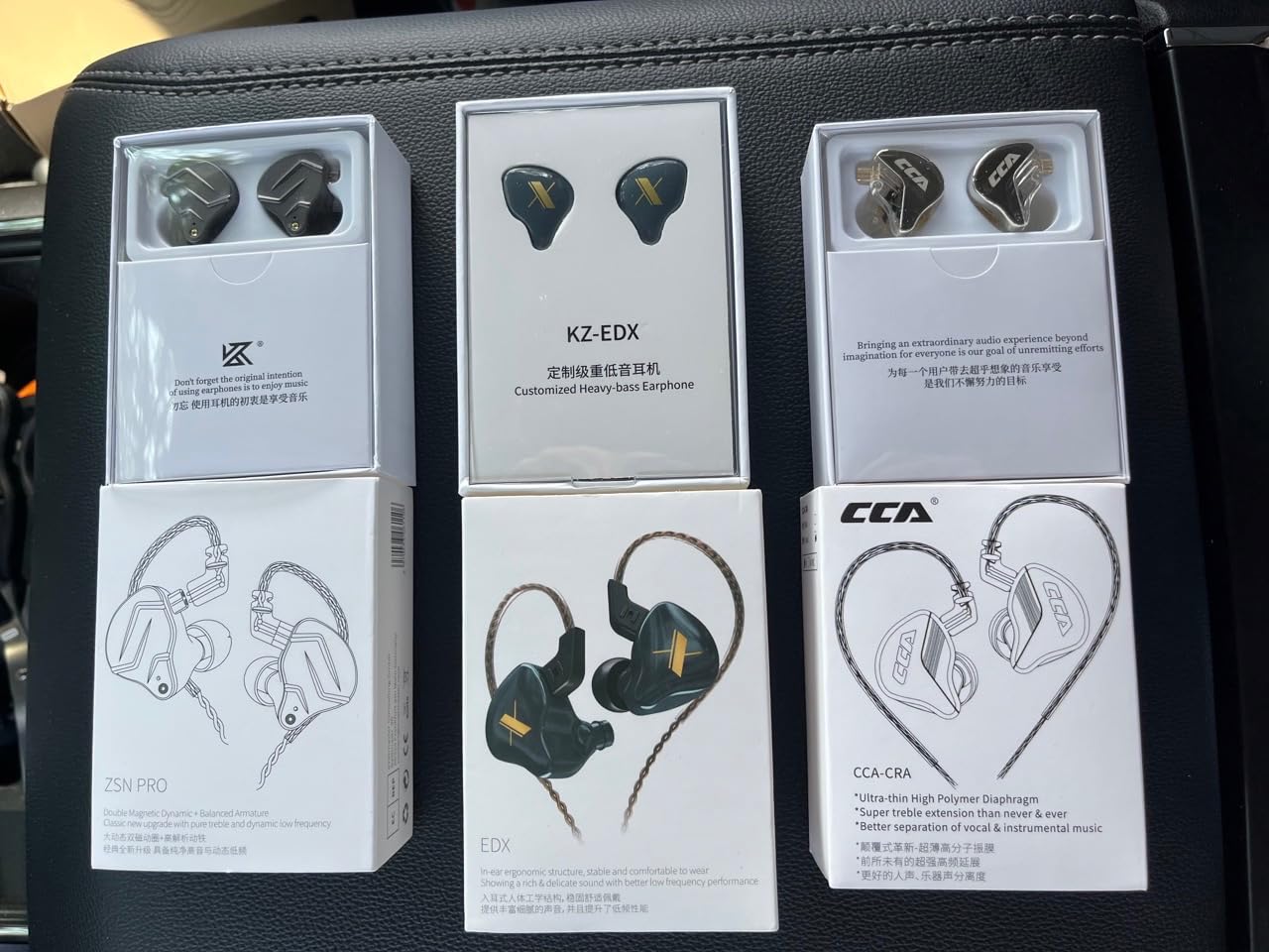 CCA CRA in Ear Monitor, Ultra-Thin Diaphragm Dynamic Driver IEM Earphones, Clear Sound & Deep Bass in Ear Headphones, Wired Gaming Earbuds with 2 Pin Detachable Cable for Singer Musicians Drummers customer photo 2
