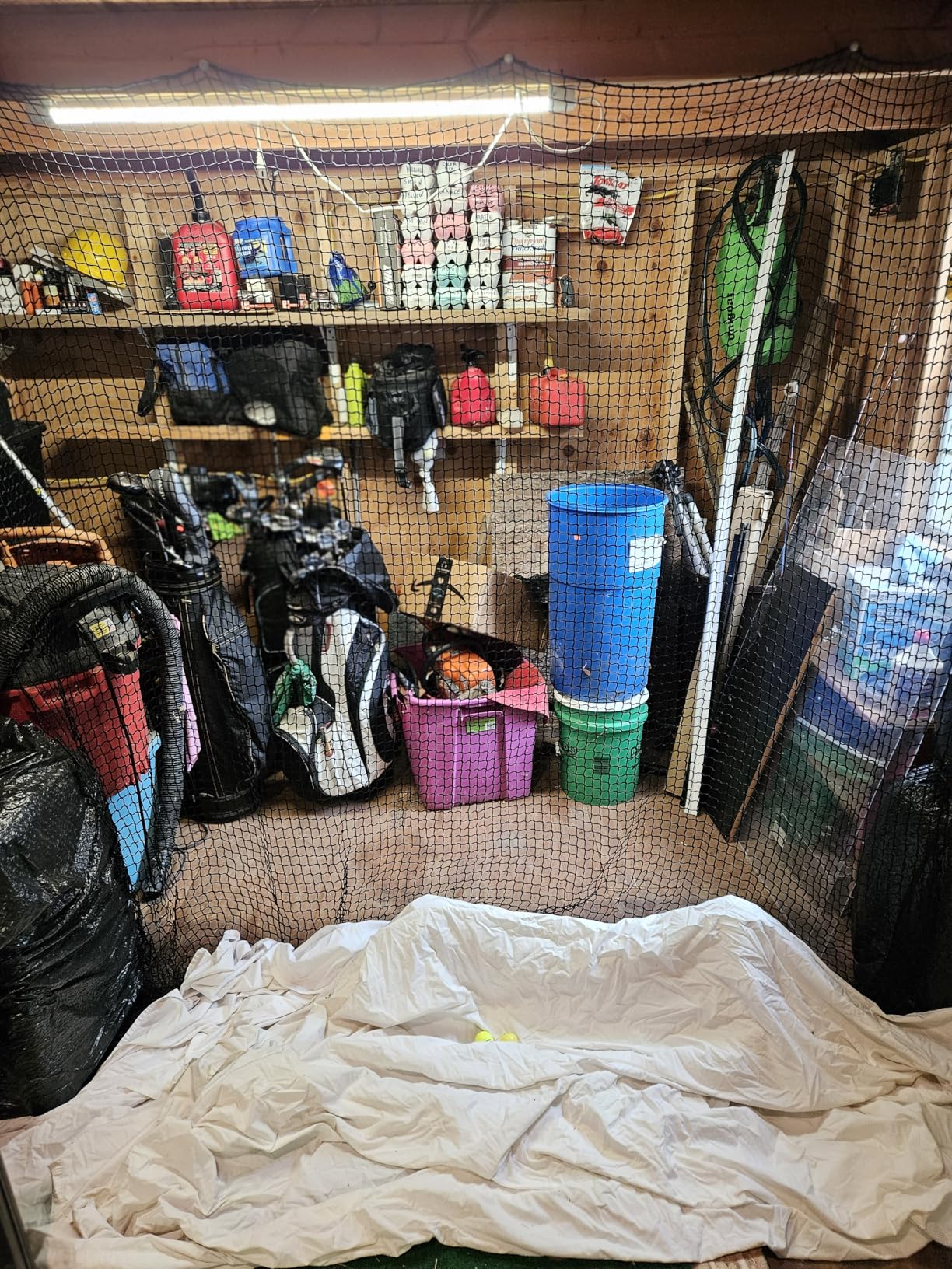 Golf Practice Net - Heavy Duty Nylon Netting, 10x10ft/10x15ft/10x20ft customer photo 1