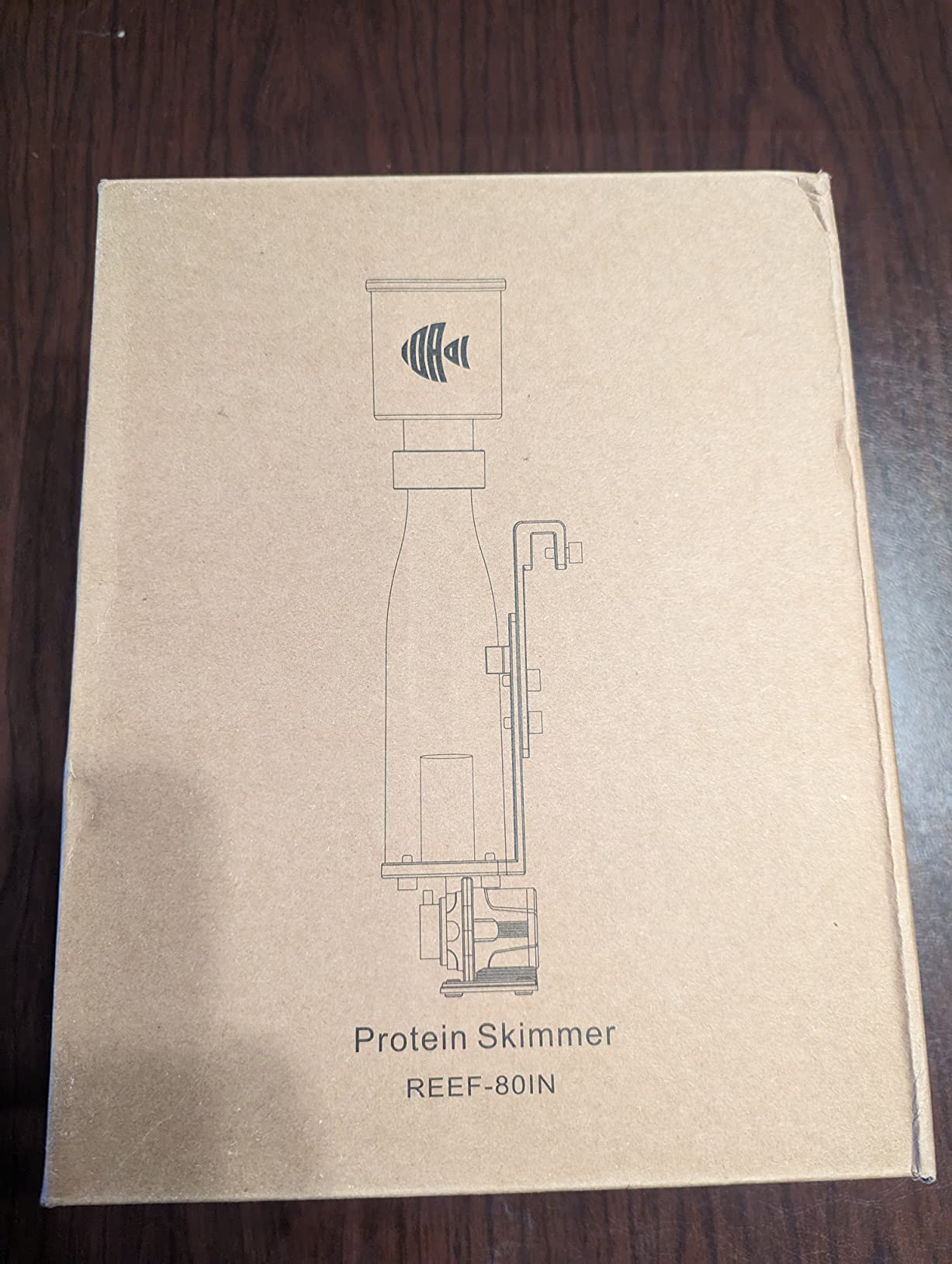 Protein Skimmers for Saltwater Aquariums, Hang On Protein Skimmer for Fish Tanks up to 80 Gallons, DC Pinwheel Pump with Controller, Not for Rimmed Tank customer photo 2