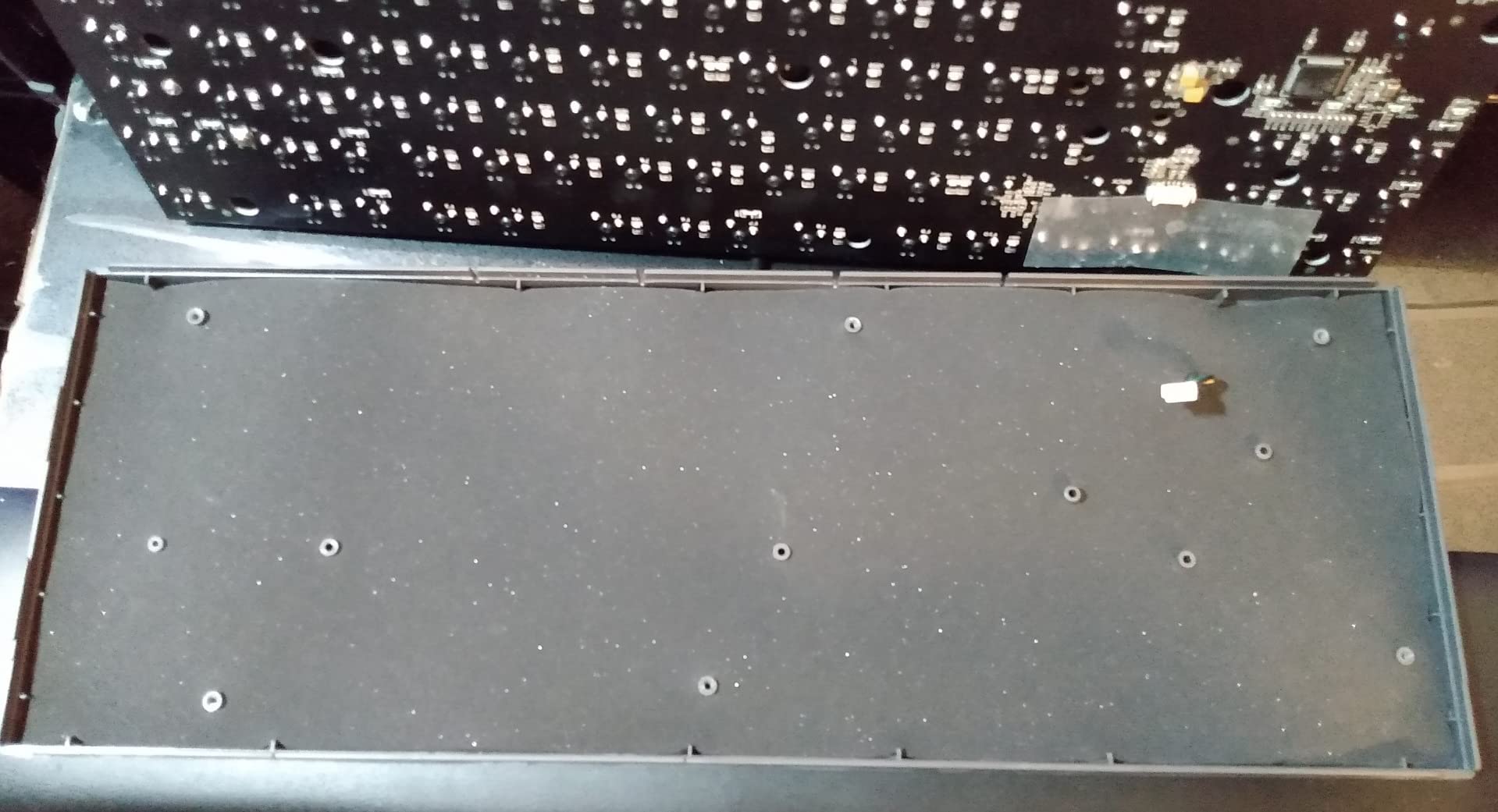 HONKID Keyboard Foam, Sound Dampening Foam for Mechanical Keyboard Bottom, Made of LE-20 Poron, Black (H 2mm) customer photo 2
