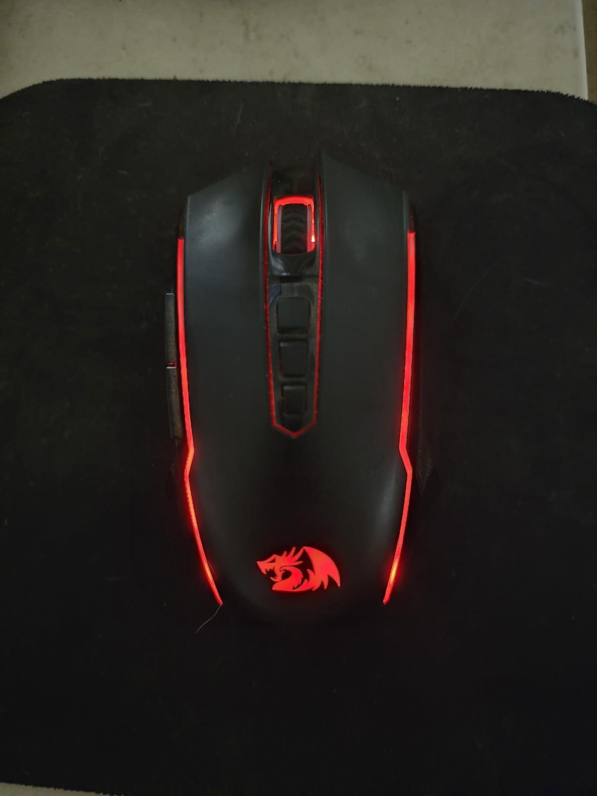 Redragon Gaming Mouse, Wireless Mouse Gaming with 8000 DPI, PC Gaming Mice with Fire Button, RGB Backlit Programmable Ergonomic Mouse Gamer, Rechargeable, 70Hrs for Windows, Mac Gamer, Black customer photo 2
