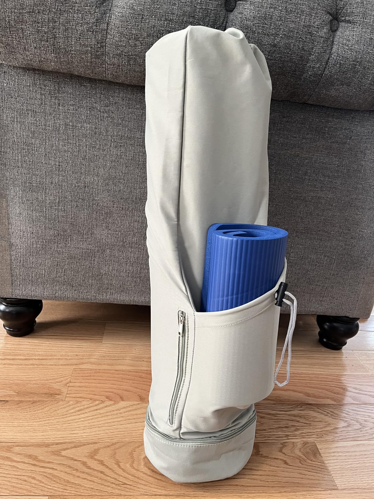 sportsnew Yoga Mat Bag with Water Bottle Pocket and Bottom Wet Pocket, Exercise Yoga Mat Carrier Multi-Functional Storage Bag, Patent pending customer photo 2