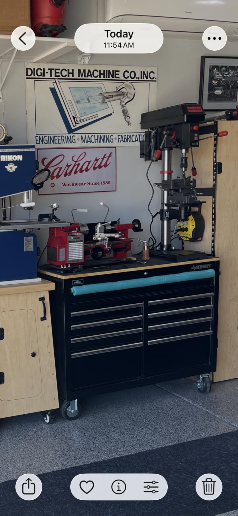 BUCKTOOL 10-Inch Drill Press 6.2 Amp 3/4 HP Bench Drill Press 5-Speed Benchtop Drilling Machine with LED Work Light customer photo 2