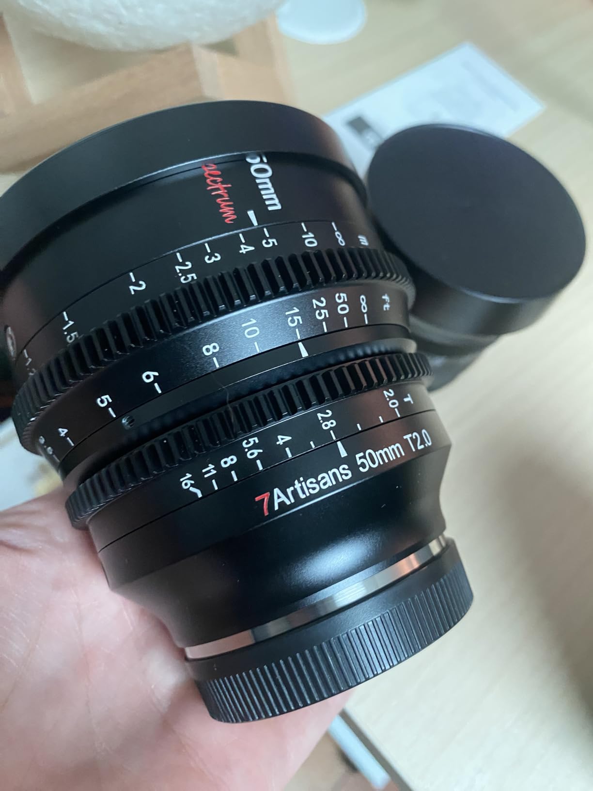 7artisans 50mm T2.0 Cine Lens for Sony E Mount Camera,Full Frame Large Aperture Mirrorless Camera Lenses customer photo 1