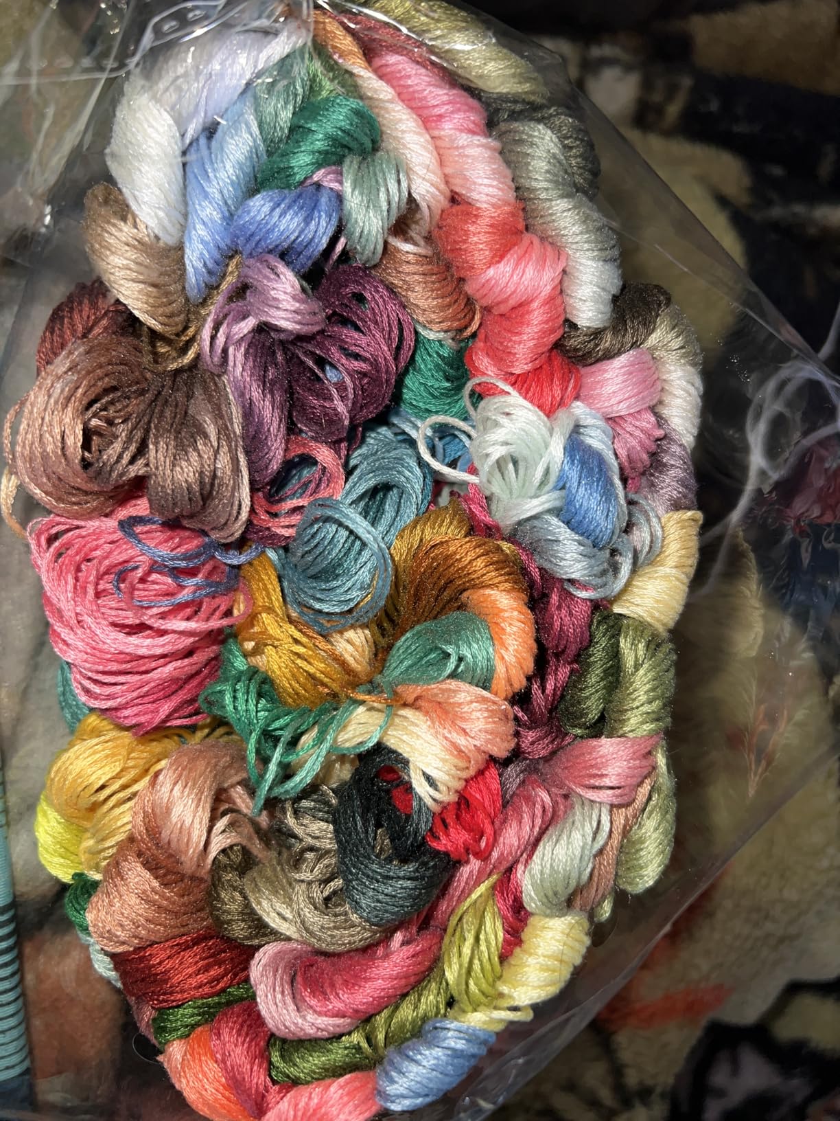 Athena's Elements Embroidery Floss | Rainbow Thread for Embroidery, Cross Stitch Thread, Crafting Arts Embroidery Strings Bulk with Needles Plus White and Black Floss(447 Colors) customer photo 1