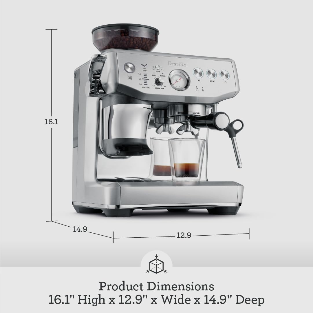 Breville Barista Express Impress Espresso Machine BES876BSS, Brushed Stainless Steel customer photo 2