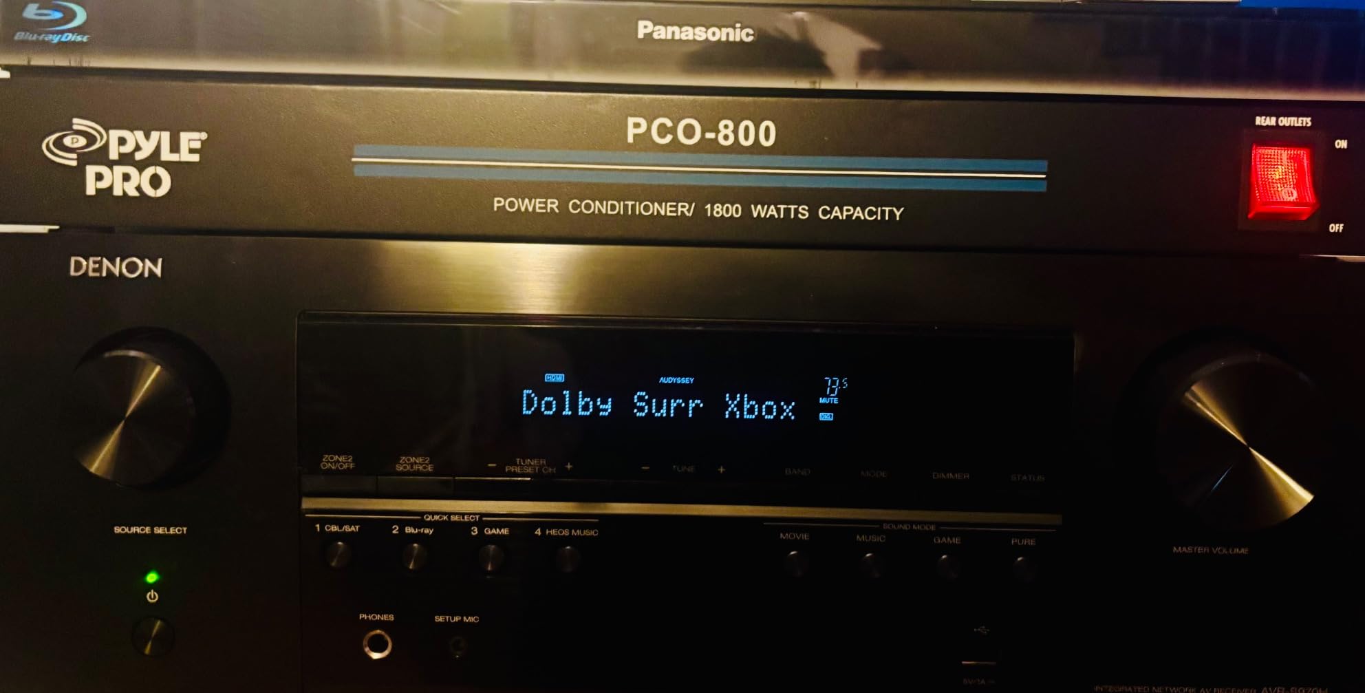Denon AVR-S970H 8K Ultra HD 7.2 Channel (90W X 7) AV Home Audio Receiver, Built for Gaming, Music Streaming, 3D Audio & Video, Alexa + HEOS customer photo 2