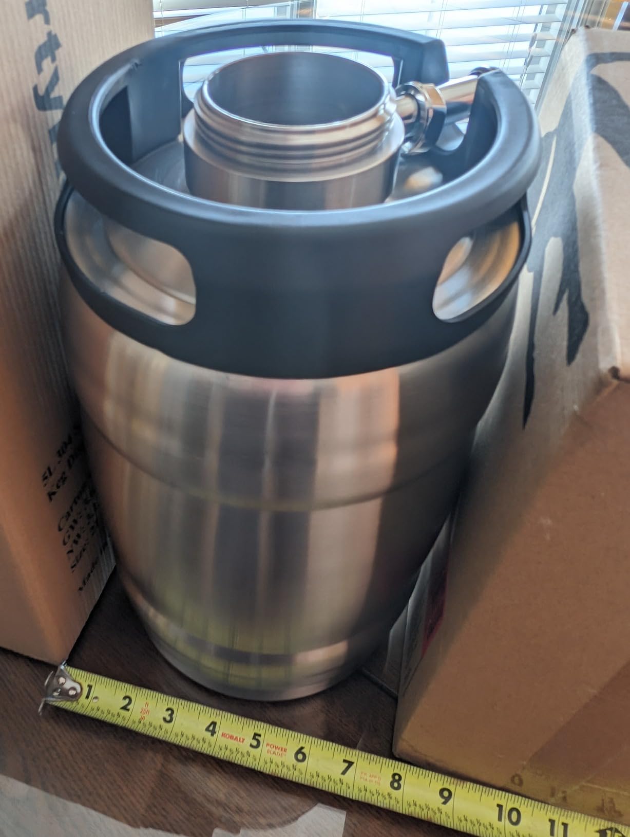 TMCRAFT 1.3 Gal Double-Walled Beer Keg Growler, Pressurized Home Beer Dispenser System with Detachable Keg Spear Keep Fresh and Carbonation for Craft Beer Draft/Homebrew customer photo 2