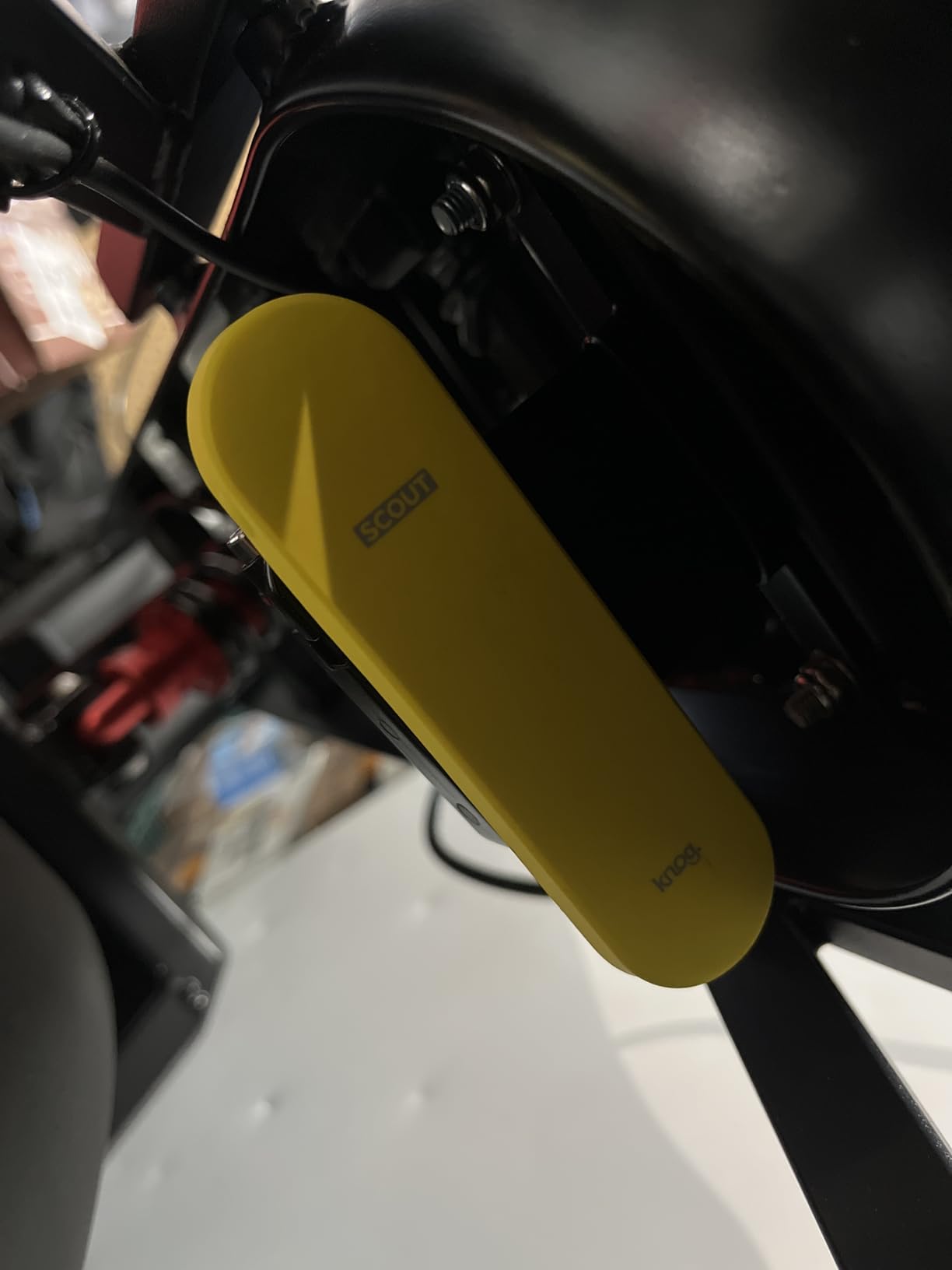 Knog Scout Bike Alarm & Finder - 85db Alarm, iOS 'Find My' Tracking - Motion-Activated Bicycle Deterrent Alarm with Loud Audio Alert & Locator customer photo 1