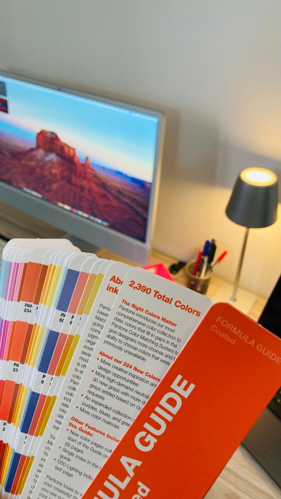 Pantone Formula Guide | Coated & Uncoated Ultimate Color Matching Tool to Communicate Color in Graphics and Print | GP1601B customer photo 2