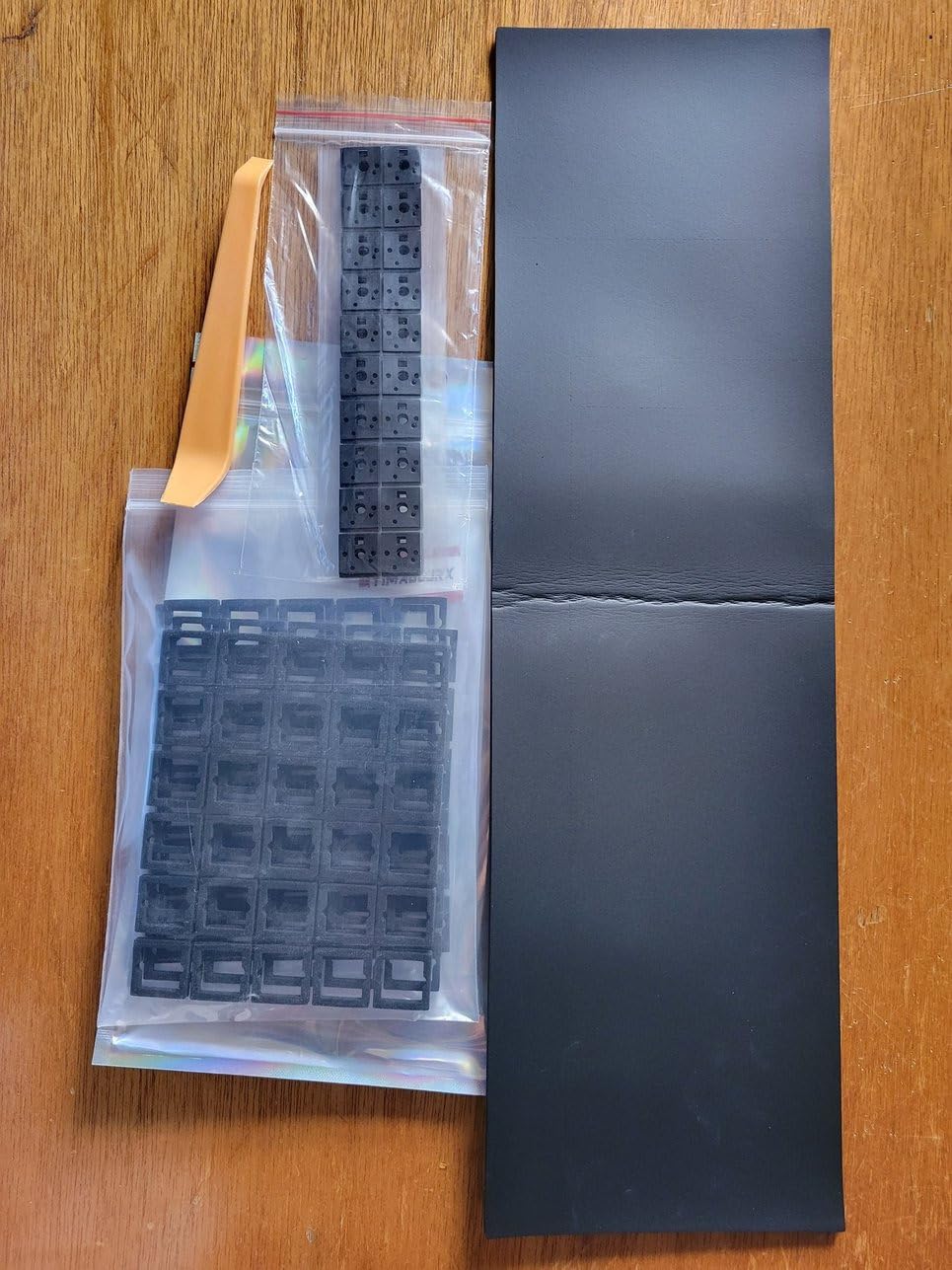 YIMAGUJRX Keyboard Sound Dampening Foam,Keyboard Foam for Mechanical Keyboard Bottom,Made of LE-32 Poron (3mm Thick) customer photo 2
