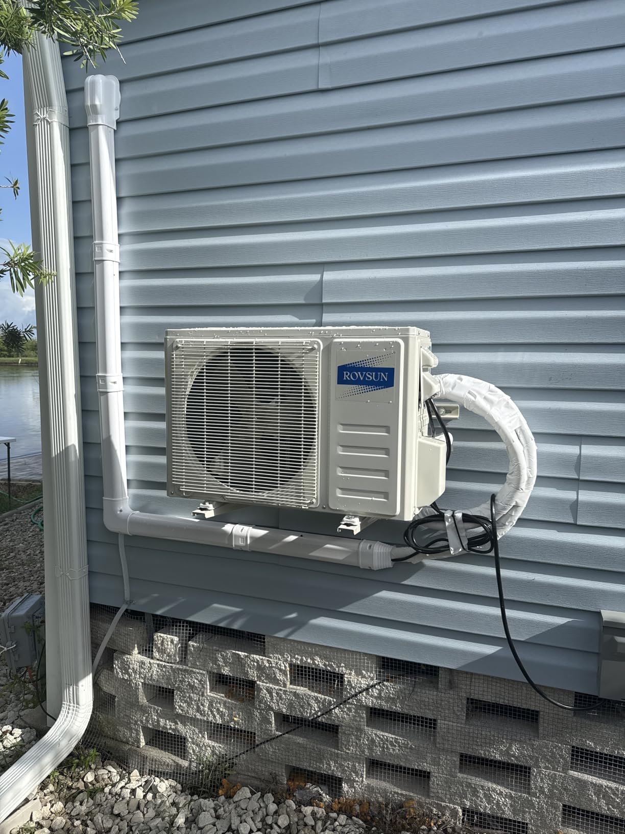 ROVSUN 9000 BTU Wifi Enabled Mini Split Air Conditioner & Heater with Inverter, 19 SEER2 Energy Saving 115V Ductless Split AC Unit with Pre-Charged Condenser, Heat Pump & Installation Kit customer photo 1