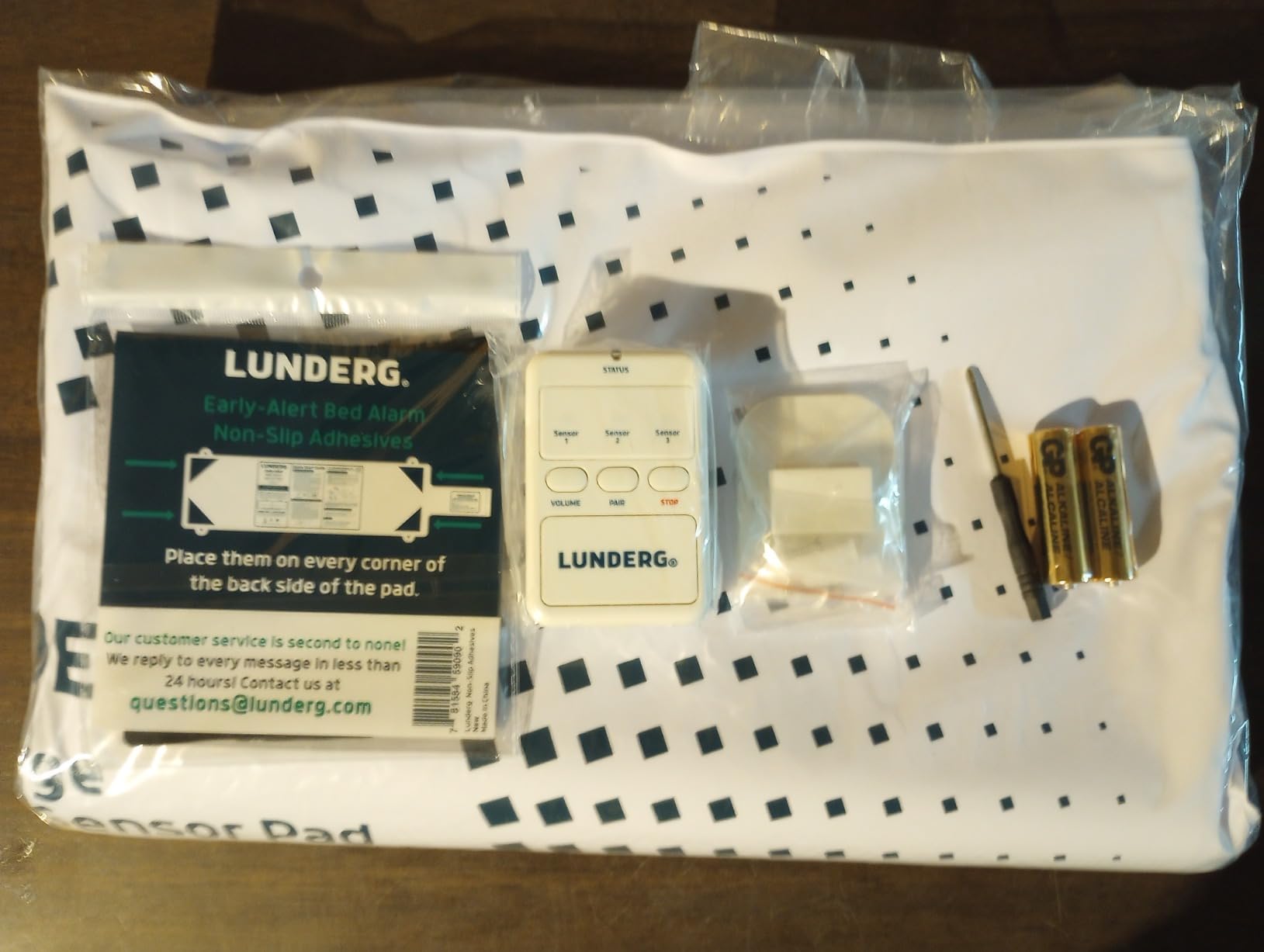 Lunderg Large Bed Alarm for Elderly Adults - Wireless Sensor Pad (20