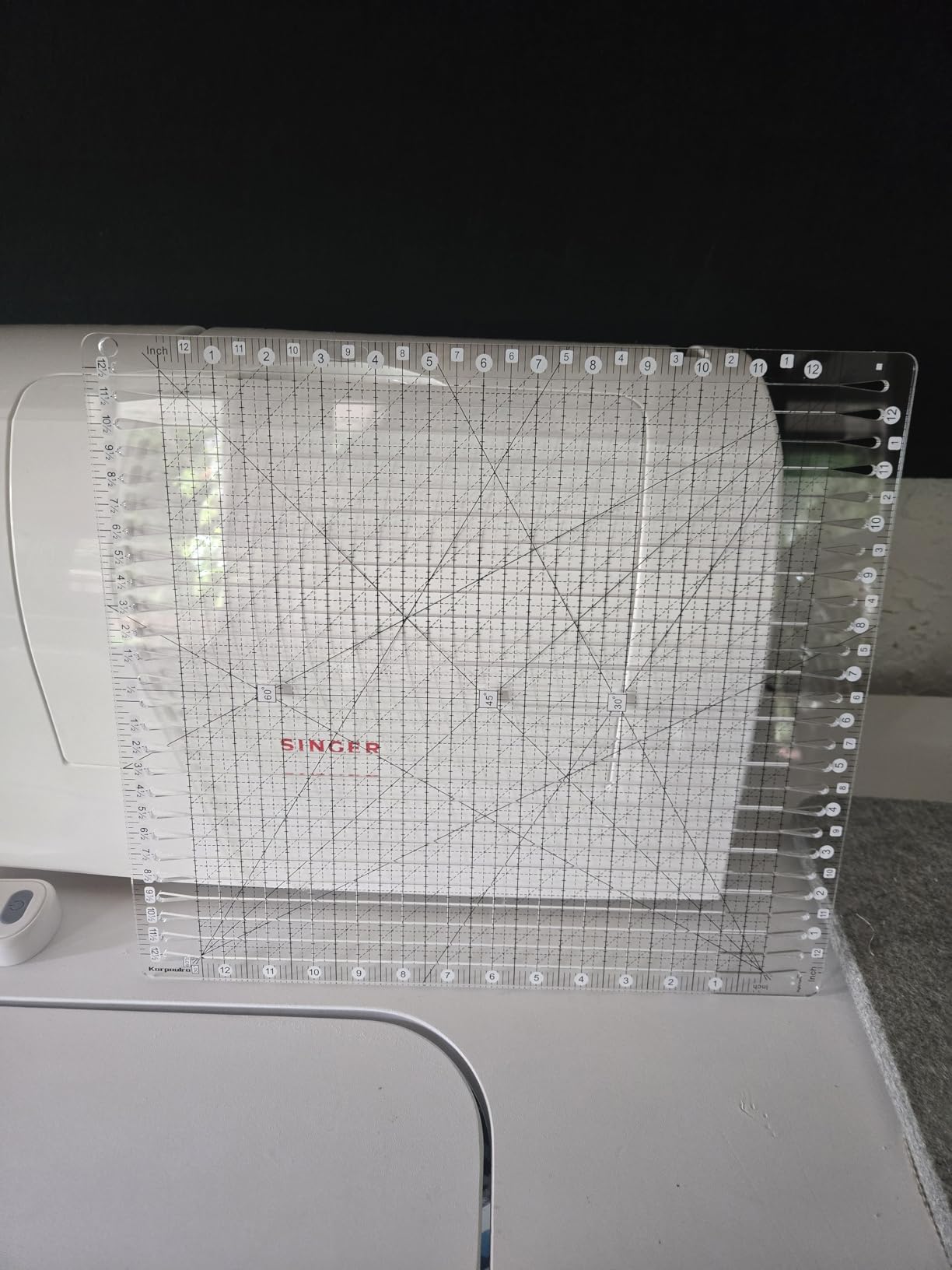 Quilting Ruler- 12.5 * 12.5