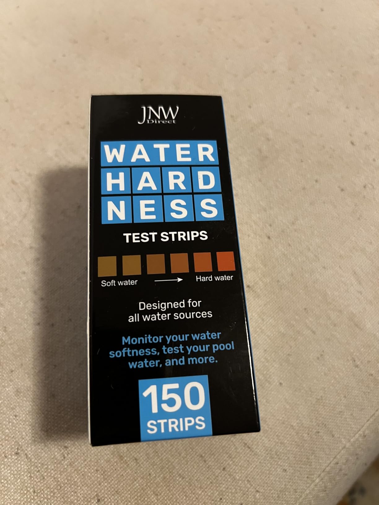 JNW 7-in-1 Pool Test Strips, 150 Quick & Accurate Test Strips for Pool Water, Spa Test Strips for Hot Tub, Chlorine Test Strips, Bromine, pH, Alkalinity, Hardness & More - Swimming Pool Test Kit customer photo 2
