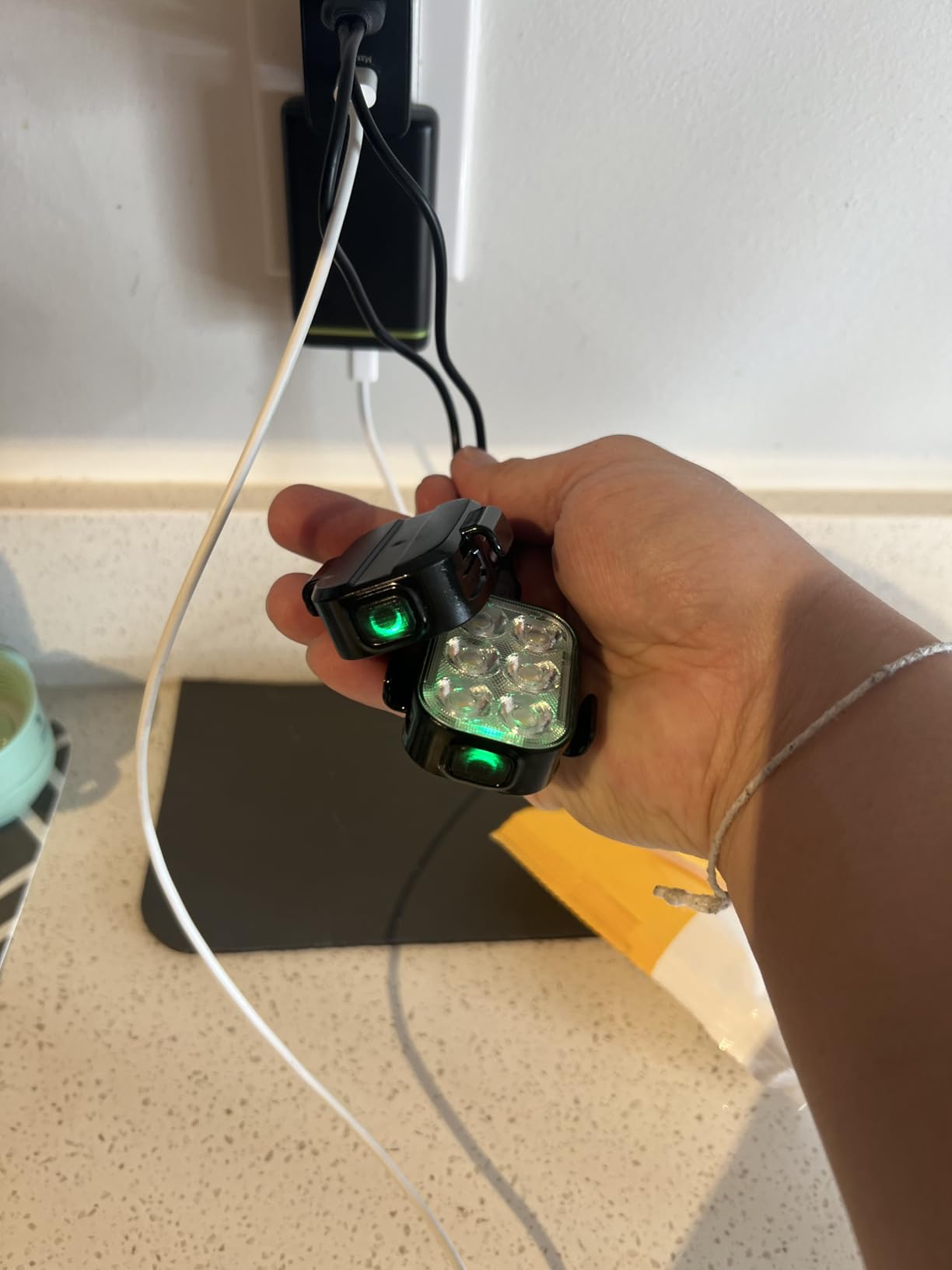 Bike Lights for Night Riding, USB Rechargeable Bike Lights Front and Back, Waterproof IP65 Bicycle Light, 4+6 Modes Bike Headlight and Tail Light Set,1.5 Hrs Fast Charging, Easy to Install customer photo 1