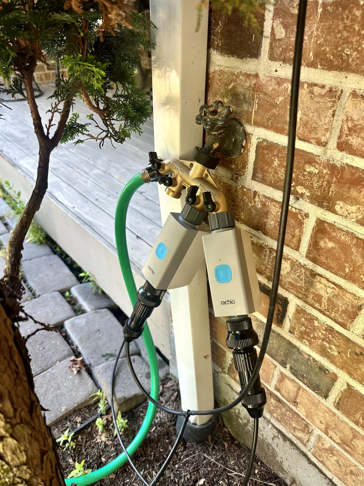 Rachio Smart Hose Timer (1 Valve + 1 WiFi Hub) - App-Controlled Outdoor Faucet Timer, Quick Install & Scheduling, Expandable System customer photo 1