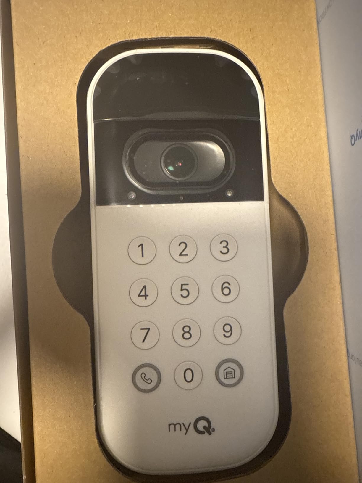 myQ Smart Garage Door Video Keypad with Wide-Angle Camera, Customizable PIN Codes, and Smartphone Control - Take Charge of Your Garage Access Works with Chamberlain, LiftMaster and Craftsman openers customer photo 1