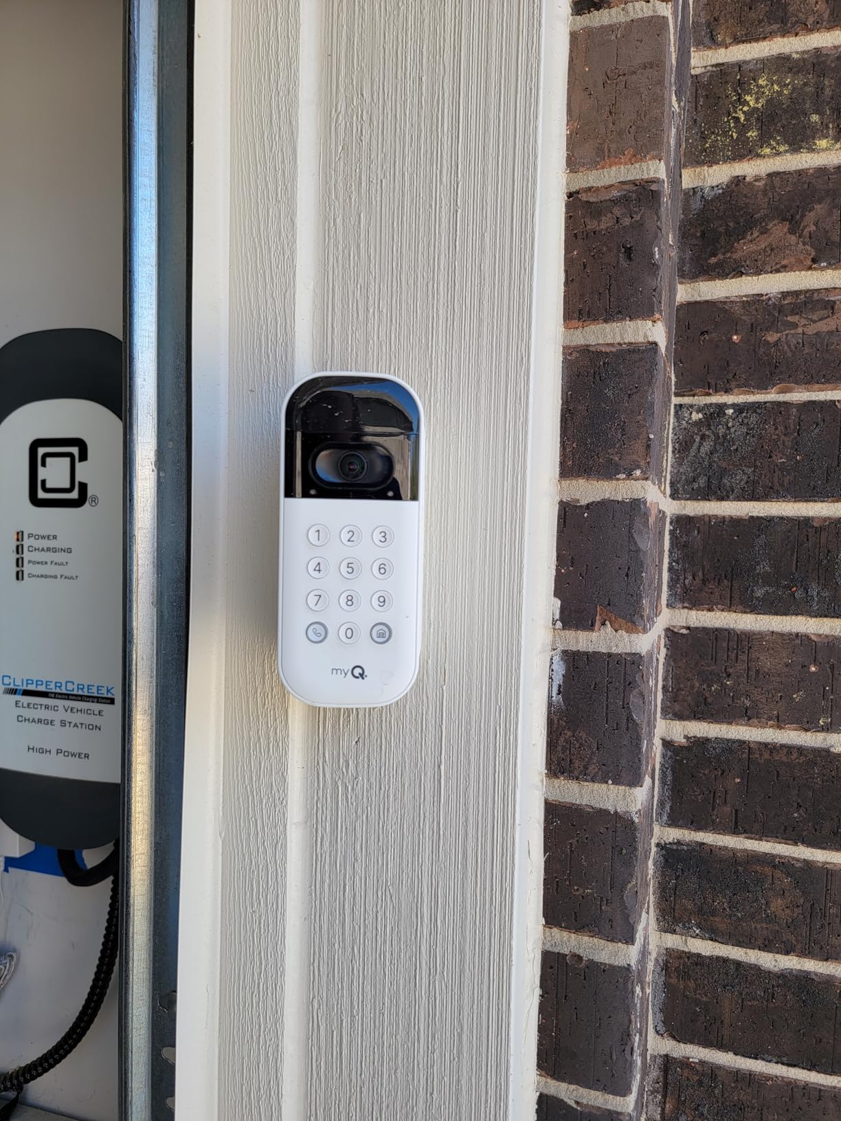 myQ Smart Garage Door Video Keypad with Wide-Angle Camera, Customizable PIN Codes, and Smartphone Control - Take Charge of Your Garage Access Works with Chamberlain, LiftMaster and Craftsman openers customer photo 2