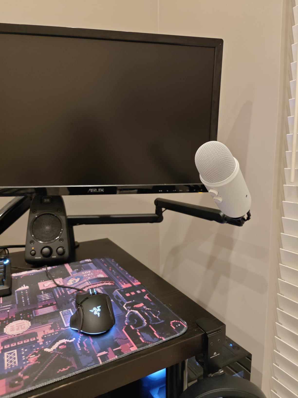 FIFINE Microphone Boom Arm, Low Profile Adjustable Stick Microphone Arm Stand customer photo 1