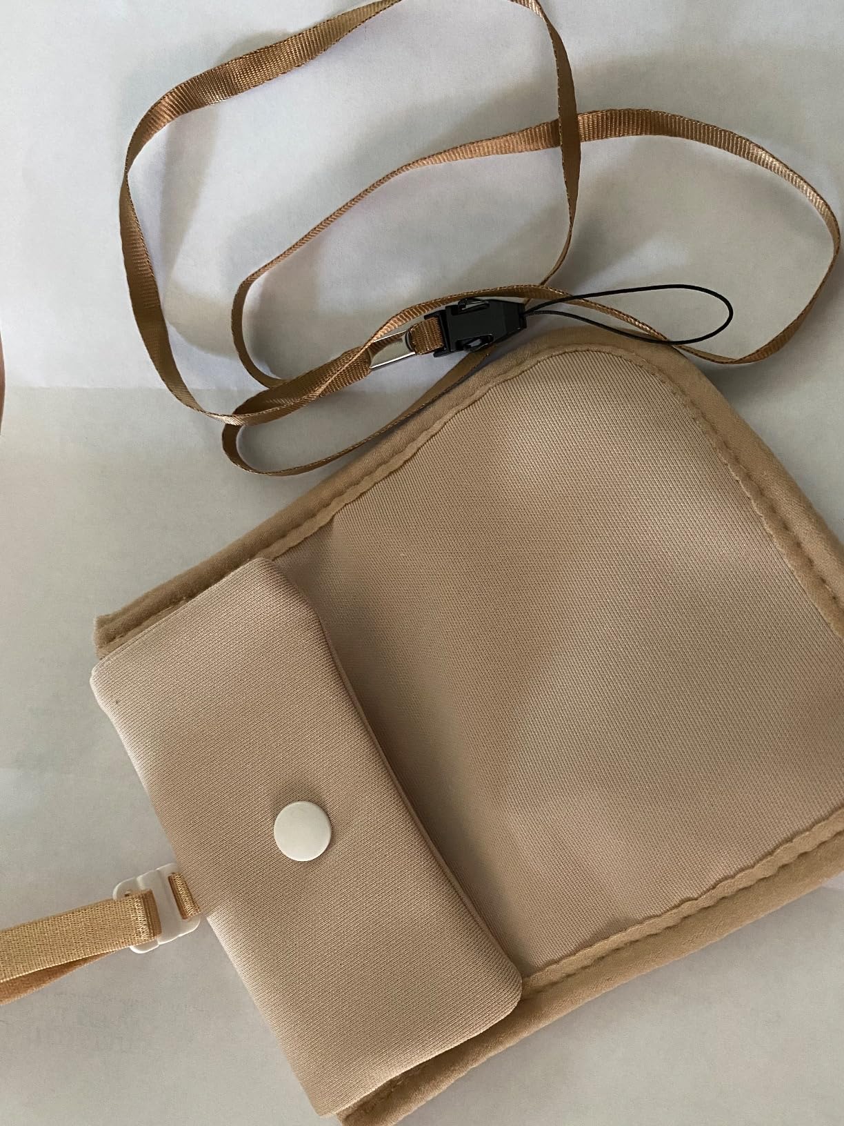 RFID-Blocking Travel Bra Wallet, Hidden Money Pouch with Adjustable Elastic Strap, Ideal Secret Pocket Protect Your Passport Credit Cards Valuables customer photo 2