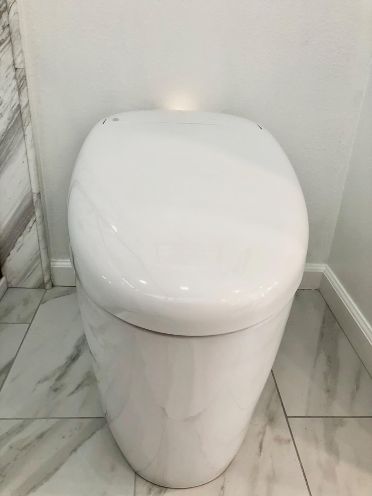 NEOREST RS Dual Flush 1.0 or 0.8 GPF Toilet with Integrated Bidet Seat and EWATER+, Cotton White - MS8341CUMFG#01 customer photo 2