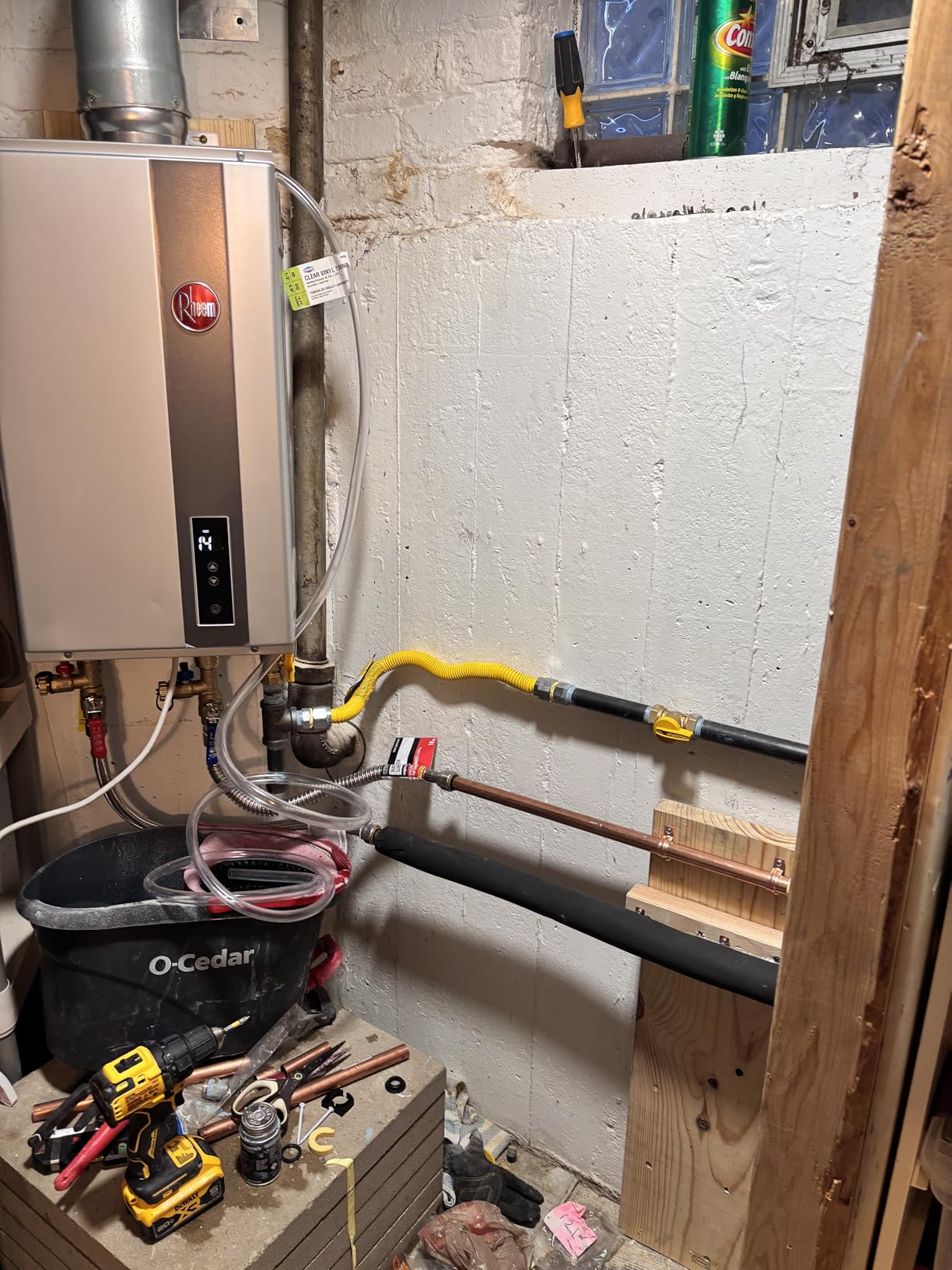 Rheem RTG-95DVELN-3 High Efficiency Non-Condensing Indoor Tankless Natural Gas Water Heater 9.5 GPM with WiFi, 199,900 BTUs customer photo 1