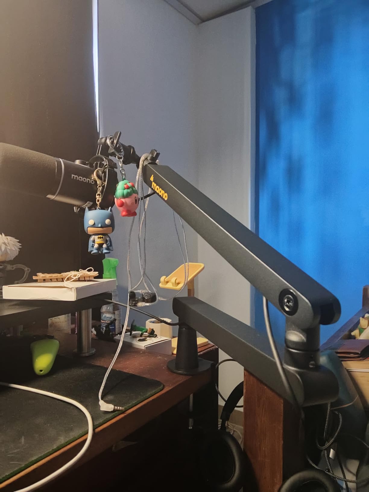 MAONO Microphone Boom Arm, Low Profile Mic Arm with Cable Management Channels customer photo 1