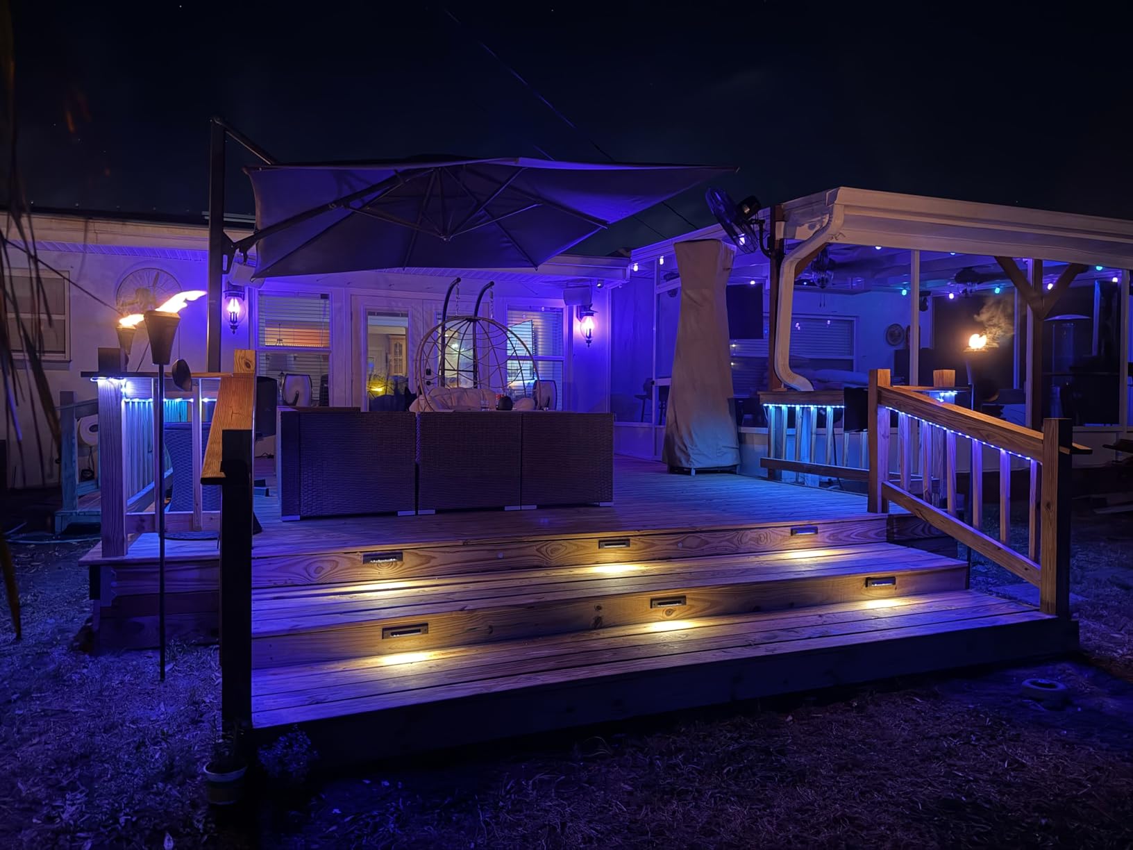 Govee Outdoor LED Strip Lights 98.4ft Smart Outdoor Lights Work with Alexa and Google Assistant App Control IP65 Waterproof RGBIC Lights for Patio Eave Party Decorations customer photo 2