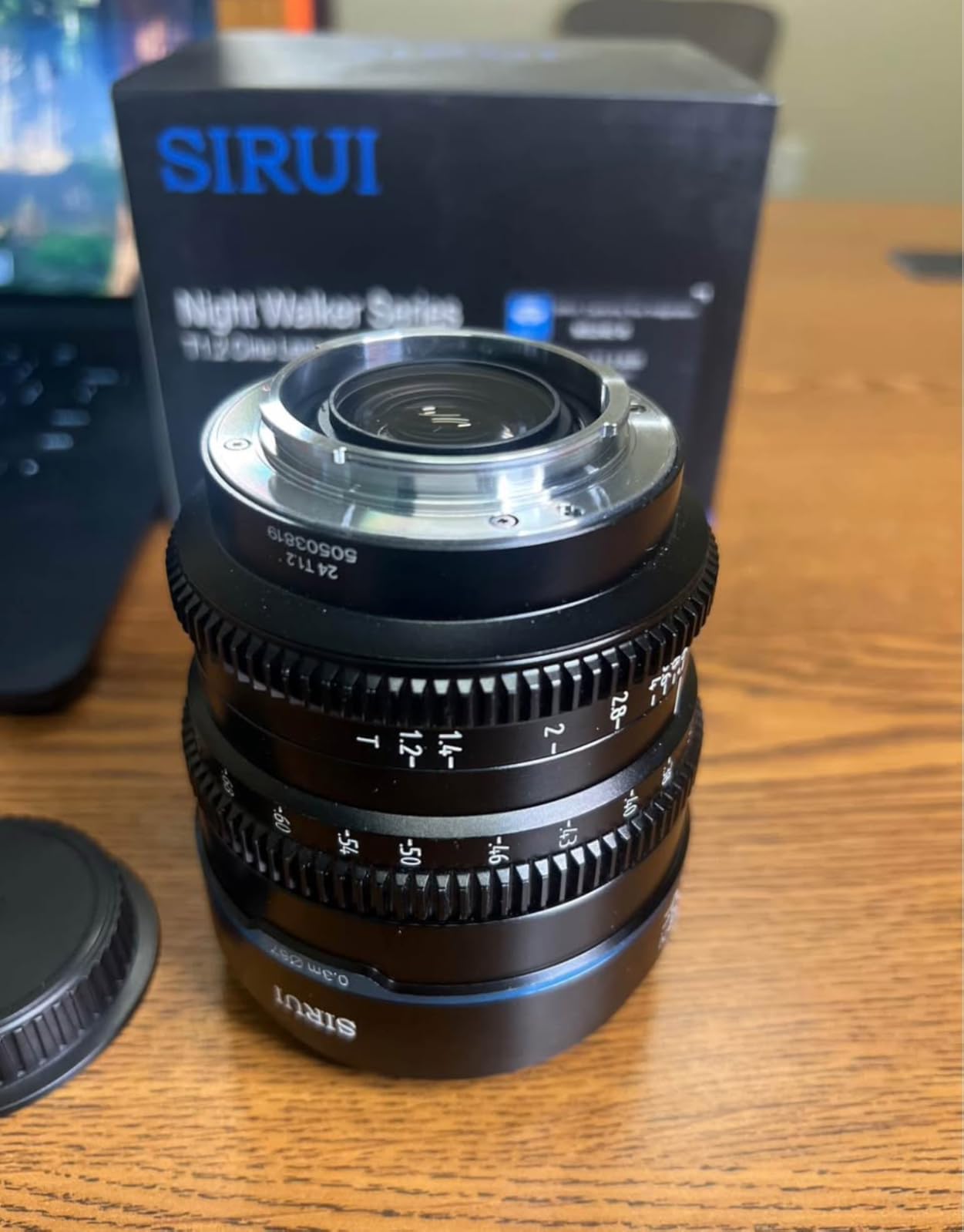 SIRUI Night Walker 35mm S35 Manual Focus Cine Lens, T1.2 Large Aperture Lens for E Mount Cameras, FX30, ZVE-10, A6500, A6600 (MS35E-B, Black) customer photo 2