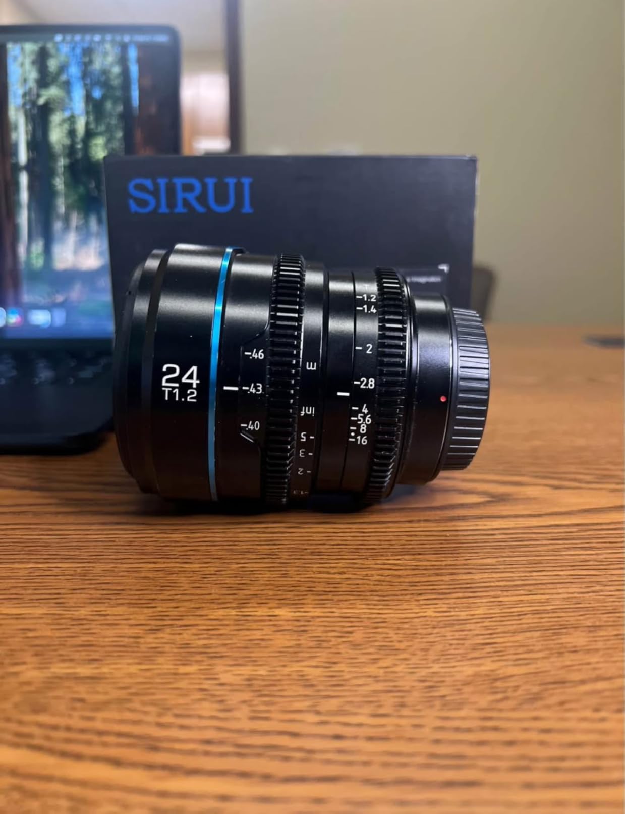 SIRUI Night Walker 55mm S35 Manual Focus Cine Lens, T1.2 Large Aperture Lens for E Mount Cameras, FX30, ZVE-10, A6500, A6600 (MS55E-B, Black) customer photo 3