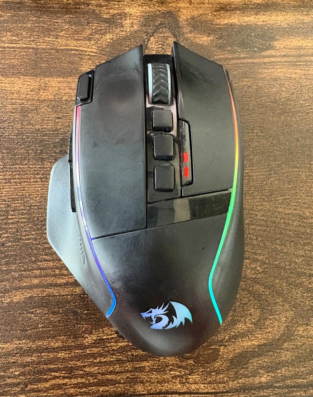 Redragon Wireless Gaming Mouse, Ergonomic Mouse 16000 DPI with Rapid Fire Key, 9 Macro Buttons, 170-Hour Durable Power Capacity and RGB Backlight Wired/Wireless Mouse for Laptop/Mac/PC customer photo 2