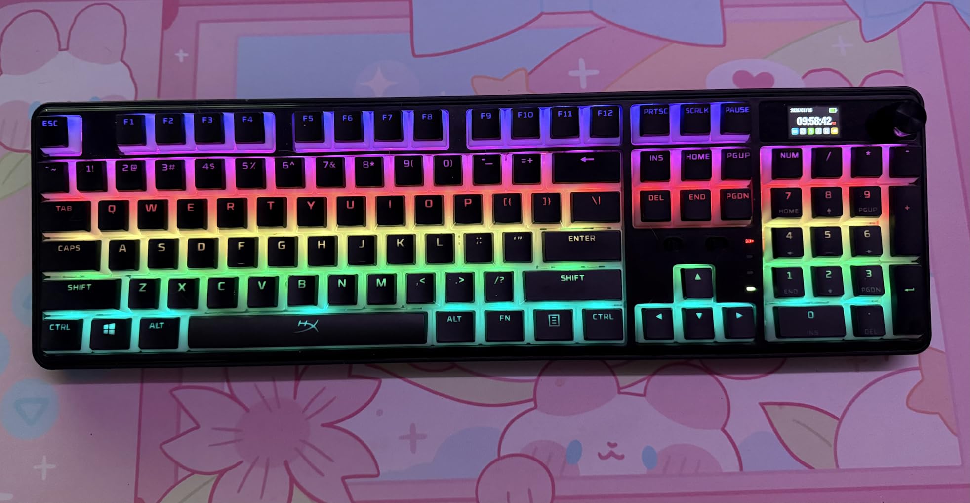 Redragon K668 RGB Gaming Keyboard, 108 Keys Wired Mechanical Keyboard w/Extra 4 Hotkeys, Sound Absorbing Foams, Upgraded Hot-swappable Socket, Mixed Color Keycaps x 2 Sets, Red Switch customer photo 2