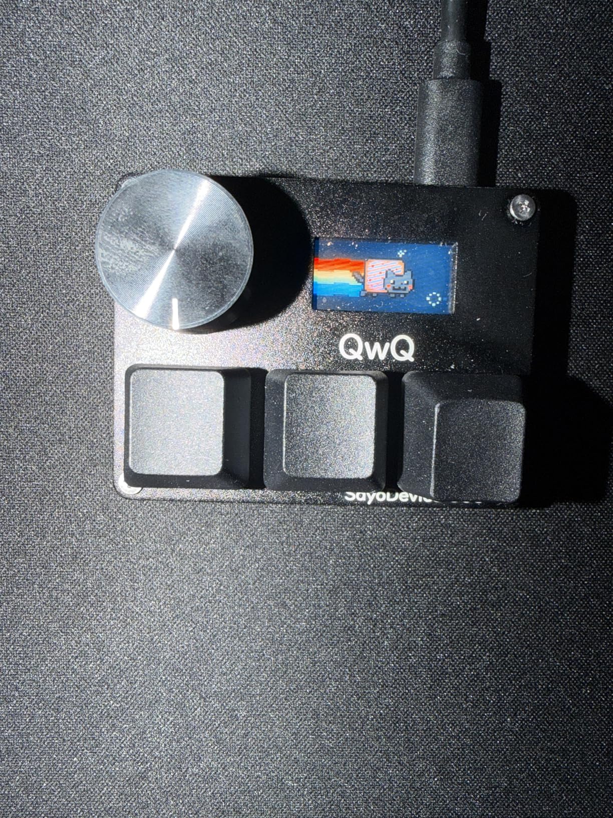 SayoDevice O3C OSU Keyboard Rapid Trigger Hall Switches Magnetic Linear Switches Keyboard with Knob and Screen, Copy Paste, Shotcut, Macro Hotswap Mini Keypad customer photo 1