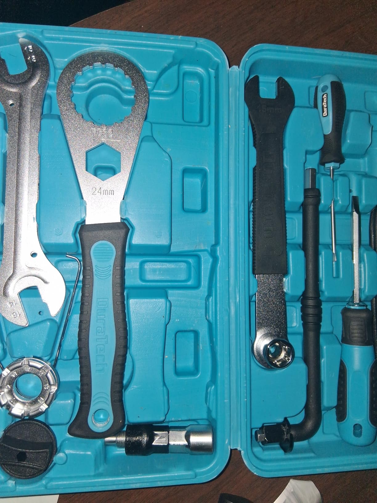 DURATECH 40 Pieces Bike Repair Kit, Complete Bicycle Tool Kit with Storage Case, Bike Tools for Mountain & Road Bikes - Chain, Tire, Brake, and Pedal Maintenance Set, Great Gift for Men, Women customer photo 2
