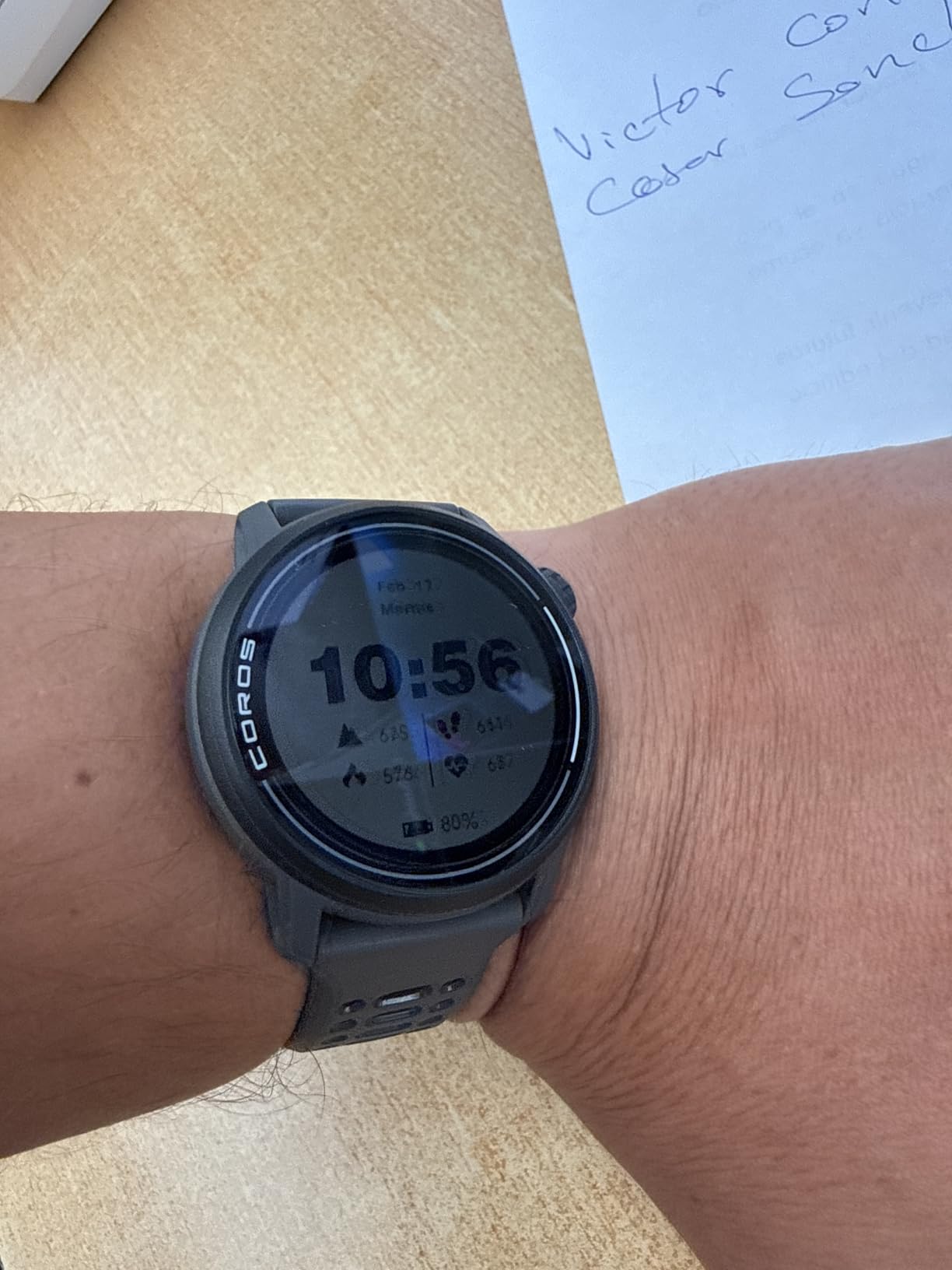 COROS PACE 3 GPS Sport Watch - Lightweight, Comfortable Running Watch, 17-Day Battery Life, Accurate GPS, Heart Rate Monitor, Navigation, Sleep Tracking - White Silicone customer photo 2