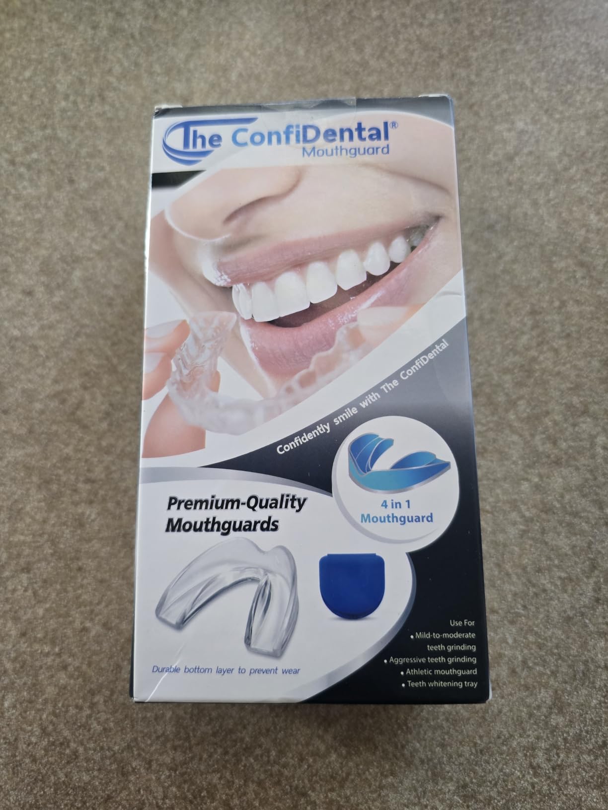 The ConfiDental Mouth Guard for Grinding Teeth at Nighttime Pack of 6 Moldable Dental Bite Guards for Clenching and Bruxism, Custom Fit for Comfortable Sleep customer photo 2