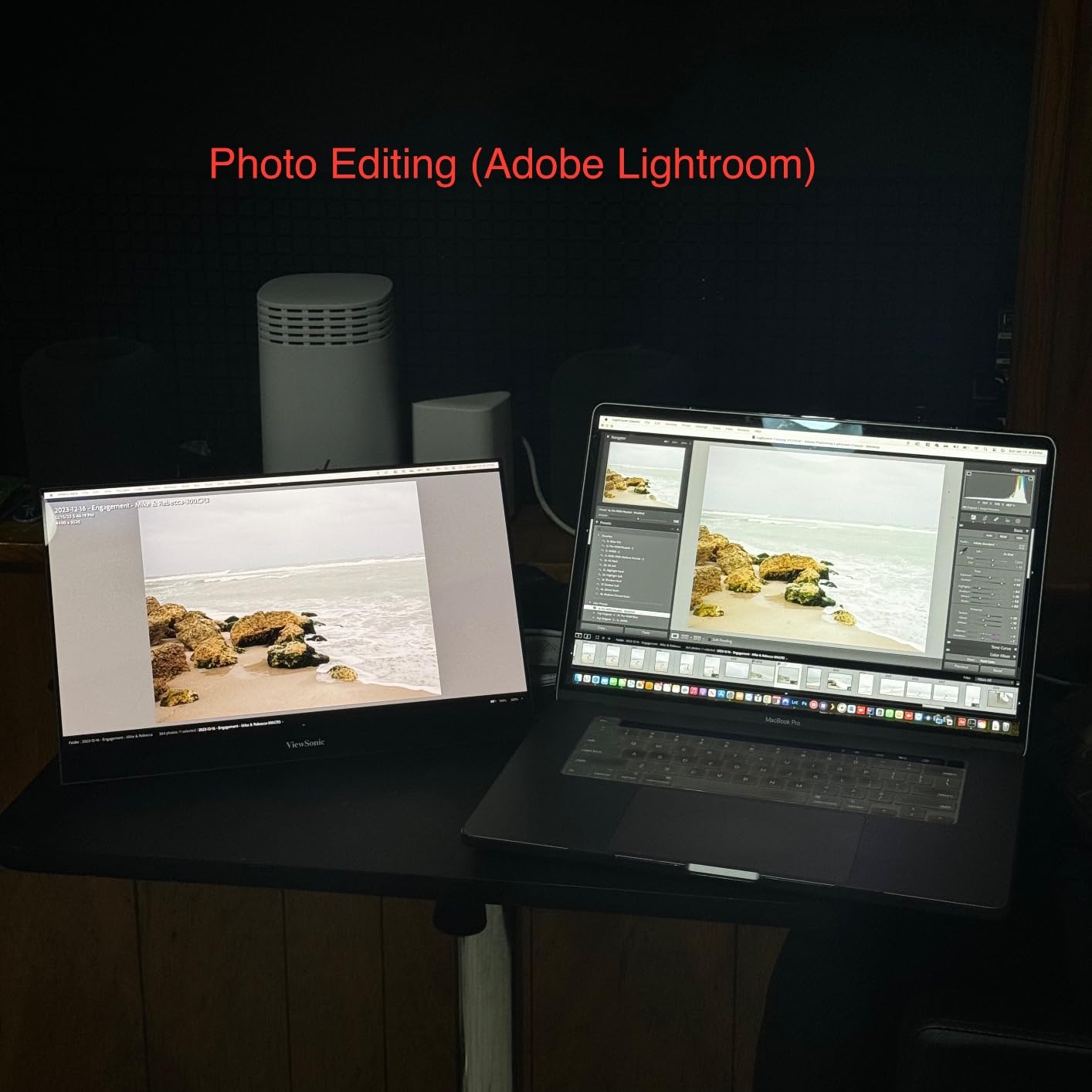 ViewSonic VX1655-4K 15.6 Inch 4K UHD Portable LED IPS Monitor with 2 Way Powered 60W USB C, Mini HDMI, Dual Speakers, and Built-in Stand with Tripod Mount customer photo 2