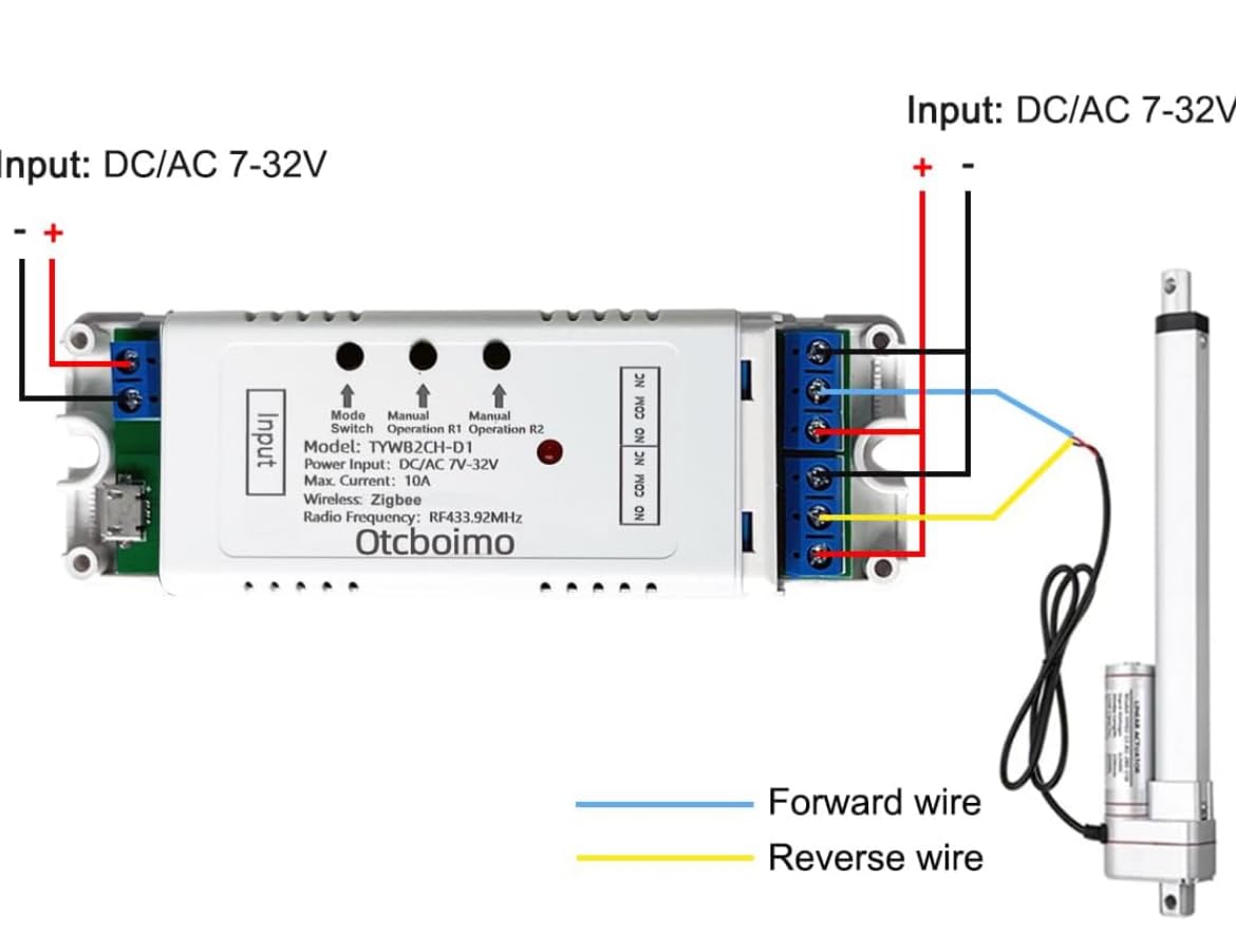 Electric Window Opener Actuator, 24V Stroke 300-1000mm, IP32 Waterproof, Maximum Load 400N, Motorized Chain Window Opener for Skylight, Roof Vent (Color : 24V Motor+Remote+Switch, Size : 500mm) customer photo 1