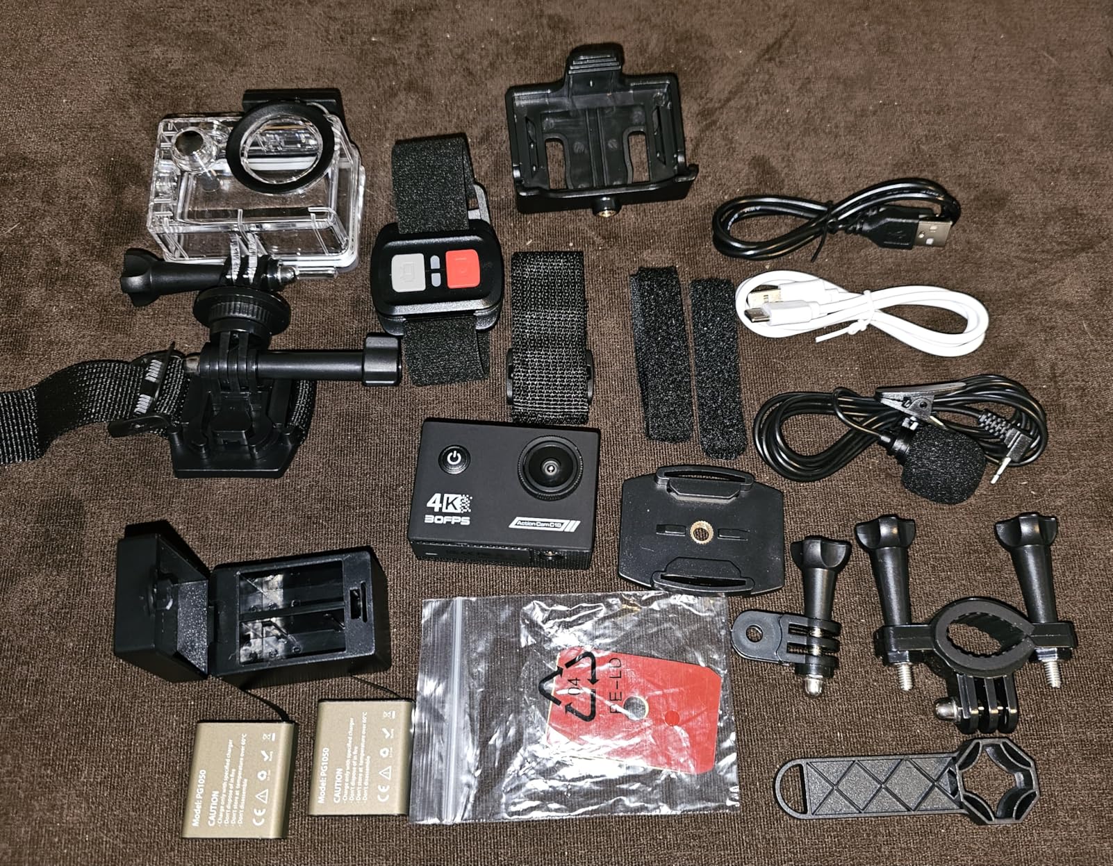 Action Camera 4K30fps with 64G SD Card,HD Waterproof Camera 131ft Underwater Cameras 20MP Pre-recording WiFi Camera 170 Remote Control Sports Cameras with 2 Batteries Helmet Mount Accessories Kits customer photo 1