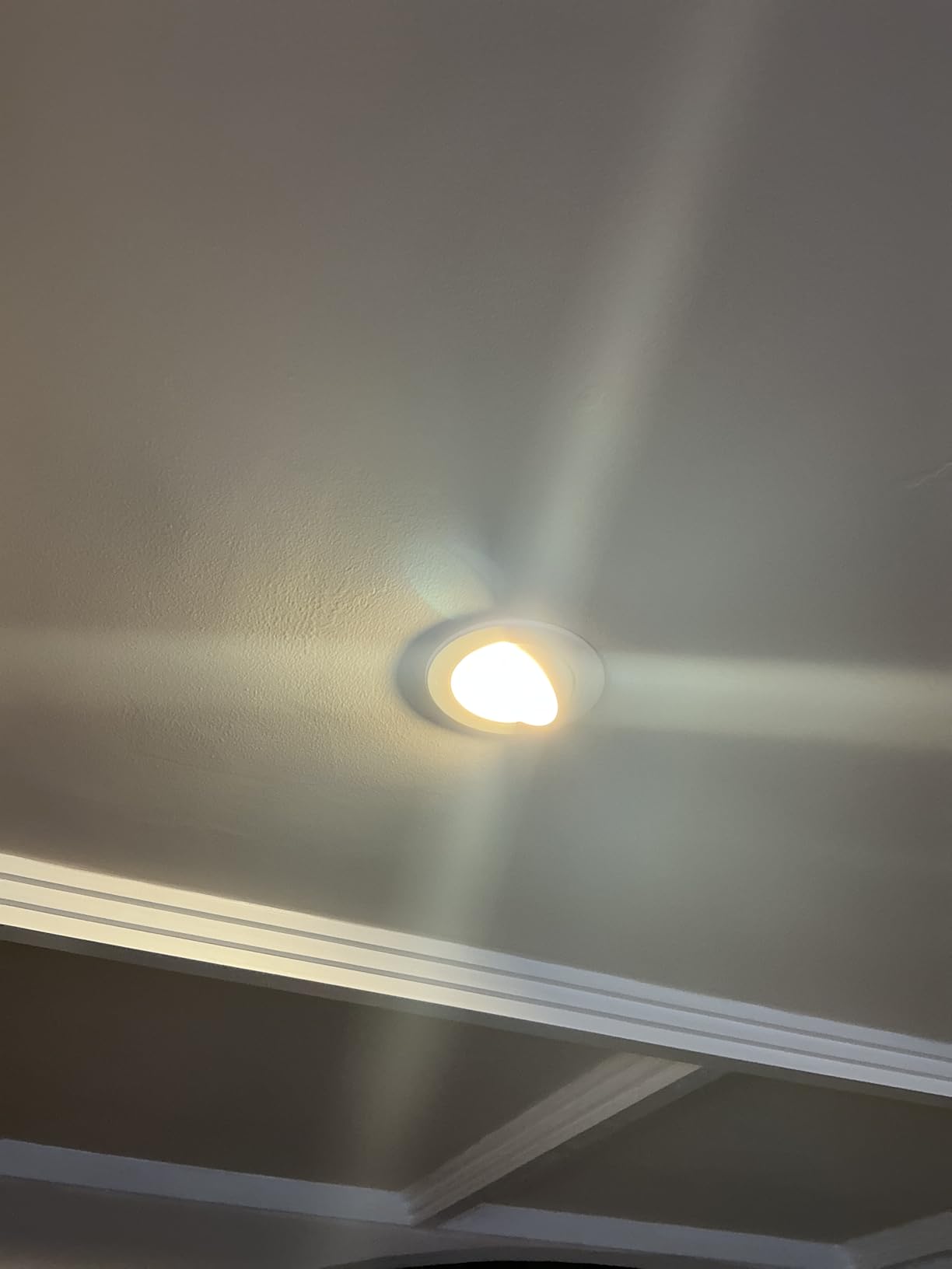 HALO RA 6 inch LED Recessed Light Trim with Adjustable Gimbal, Selectable Lumens and Selectable Color Temperature, Dim-to-Warm Feature, Damp Location Rated RA56LS9FSD2W1EWH customer photo 2