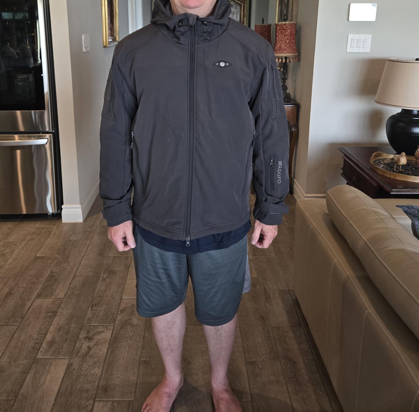 GEMPRO Heated Jackets for Men with 9V 18400mAh Battery Pack Included Windproof Waterproof customer photo 1