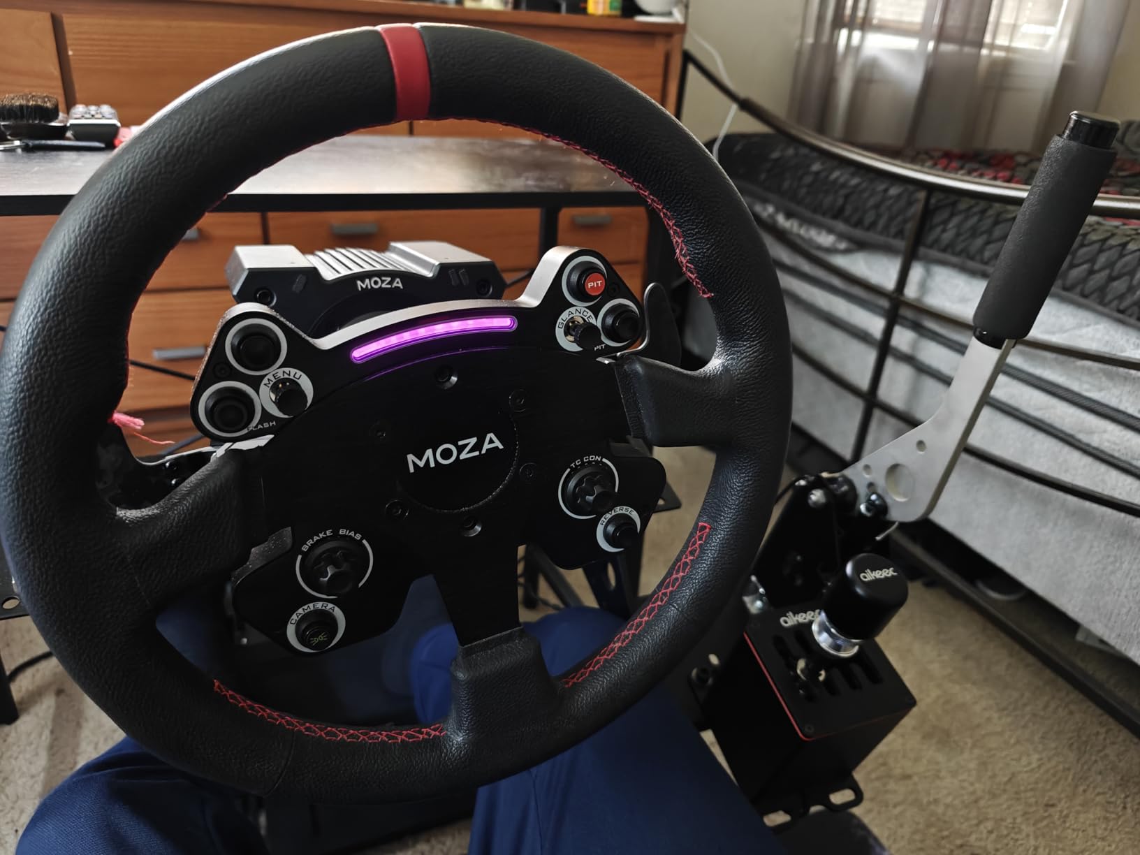 aikeec USB Truck Simulator Shifter for Logitech G29 G27 G25 G920 Thrustmaster T300RS/T500 GT Sim Racing Shifter for PC Windows Racing Games, Forza, Dirt, WRC, Assetto Corsa ATS & ETS2 7+R with Clamp customer photo 2