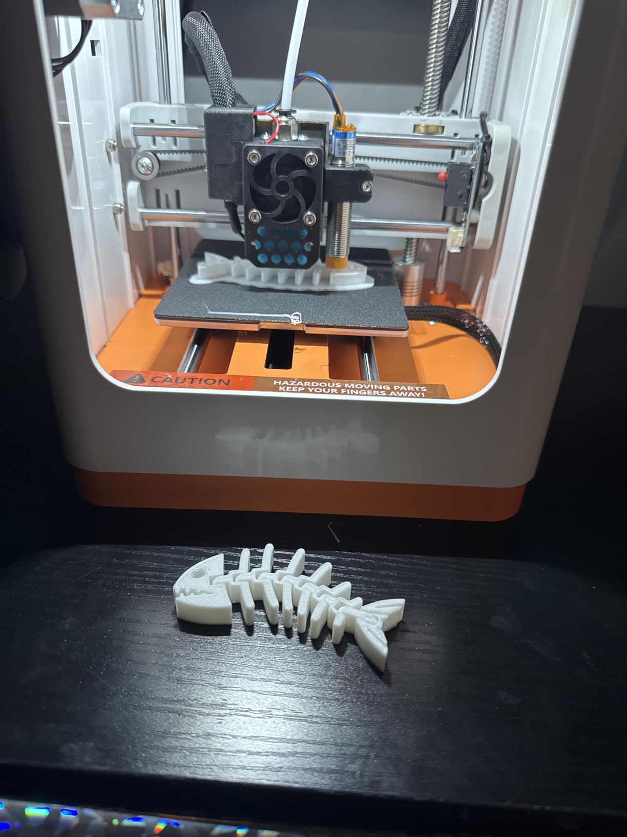 TINA2 Mini 3D Printer, HEPHI3D FDM 3D Printers for Beginners, Fully Assembled Auto Leveling 3D Printer for Beginner and Kid, Resume Printing Function, Open Source DIY 3D Printer for Home, School customer photo 1