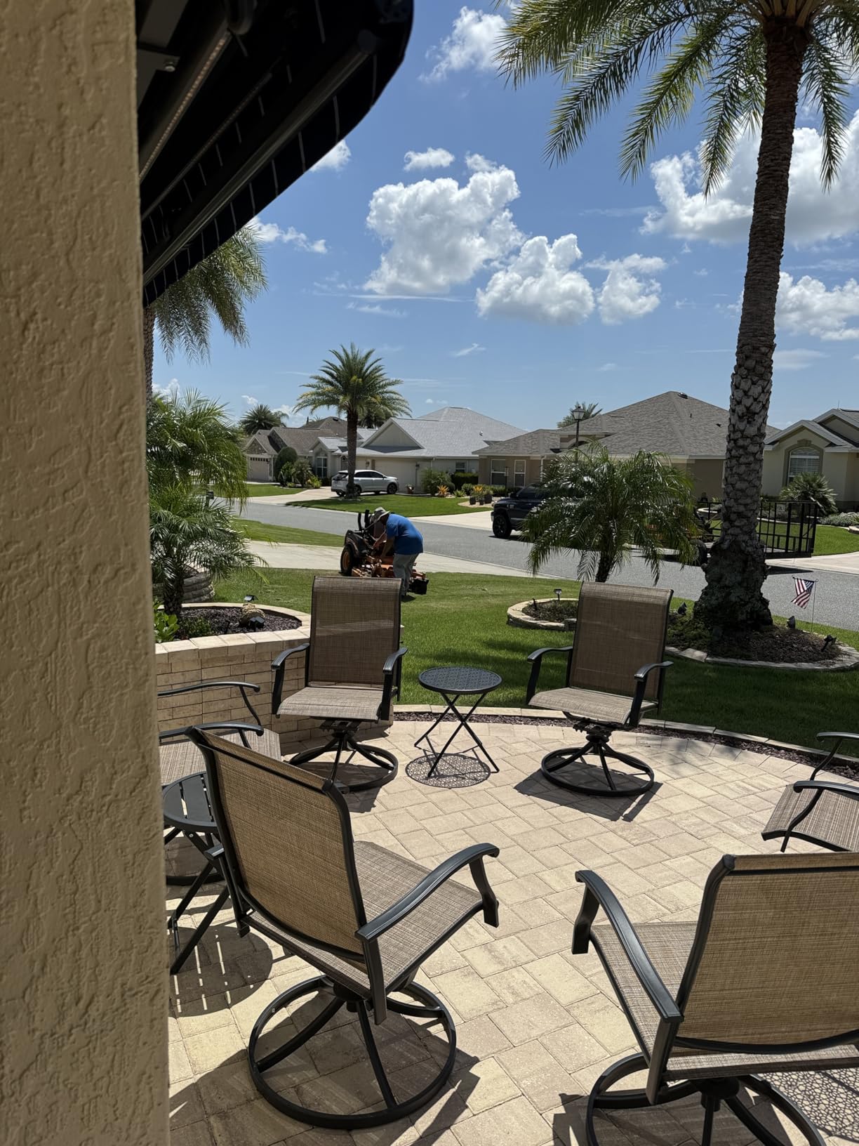 aosu Security Cameras Outdoor Wireless, 4 Cam-Kit, No Subscription Required, Solar-Powered, Home Security Cameras System with 360° Pan & Tilt, Auto Tracking, 2K Color Night Vision, Easy Setup customer photo 2