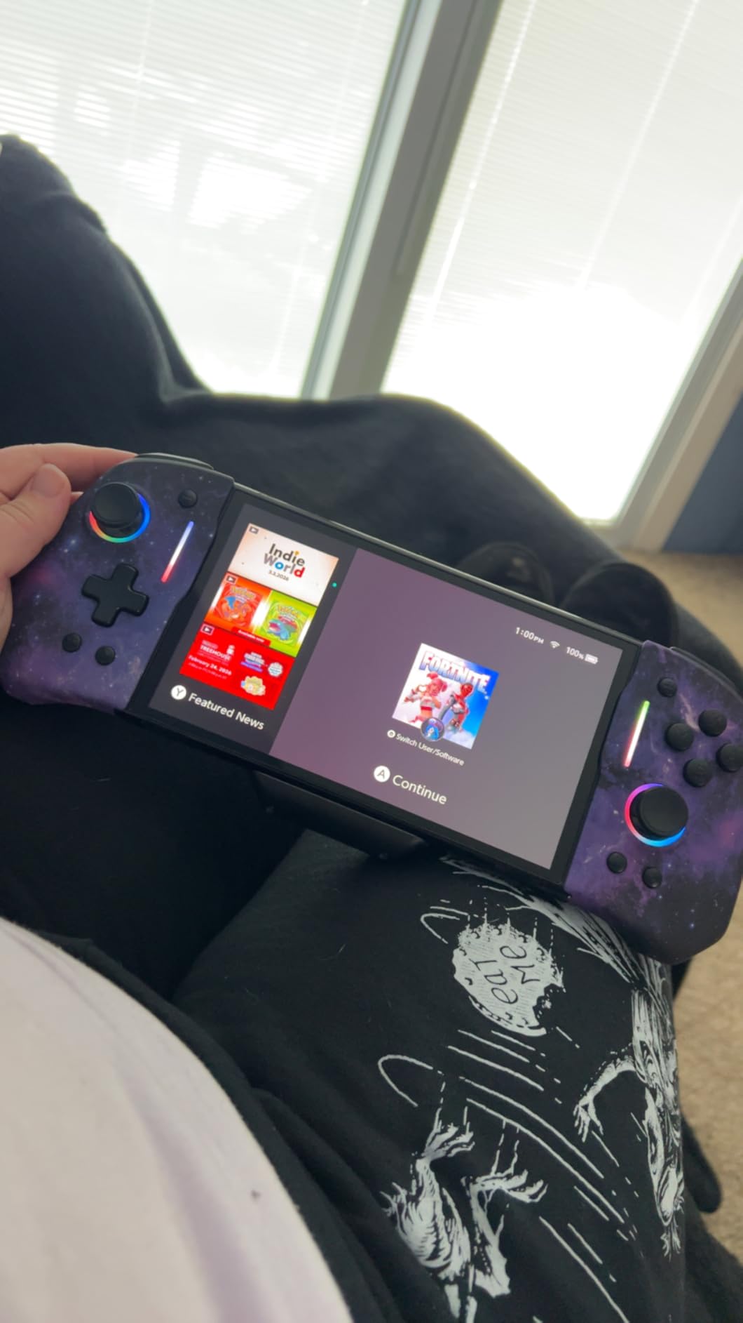 NexiGo Hall Effect Gripcon (No Drift, No Deadzone) with Hall Sensing Joystick for Nintendo Switch/Switch OLED, Ergonomic Handheld Mode, 6-Axis Gyro, Mapping Function, Classic customer photo 1