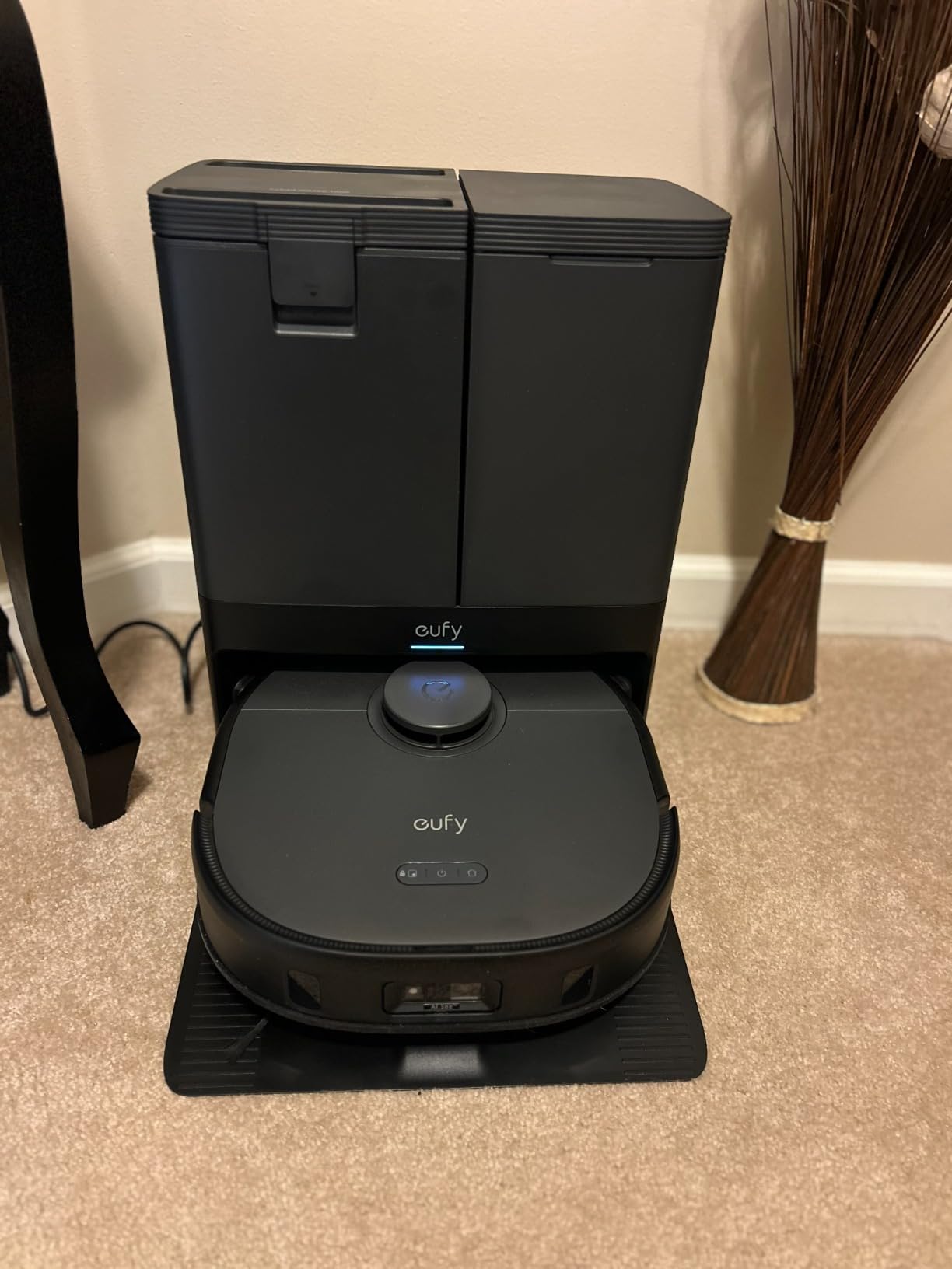 eufy X10 Pro Omni Robot Vacuum and Mop Combo, 8,000 Pa, Dual Mops with 12 mm Auto-Lift and Carpet Detection, AI Obstacle Avoidance, Auto Mop Washing&Drying, Self-Emptying, Self-Refilling customer photo 2
