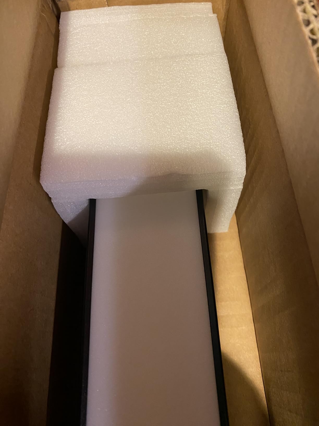 kadision 8FT LED Linear Light, 100W 13000lm 3000K/4000K/5000K Selectable, 0-10V Dimmable Suspended Linear Light Fixture for Office Retail Showroom, ETL-Listed 2-Pack customer photo 1