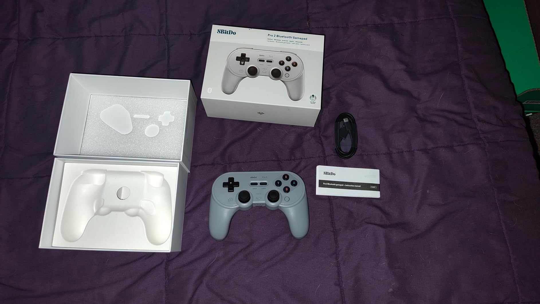 8Bitdo Pro 2 Bluetooth Controller for Switch/Switch 2, Hall Effect Joysticks, 2 Pro Back Paddle Buttons, Wireless Gaming Controller for Switch, PC, Android, and Steam Deck & Apple (G Classic Edition) customer photo 2